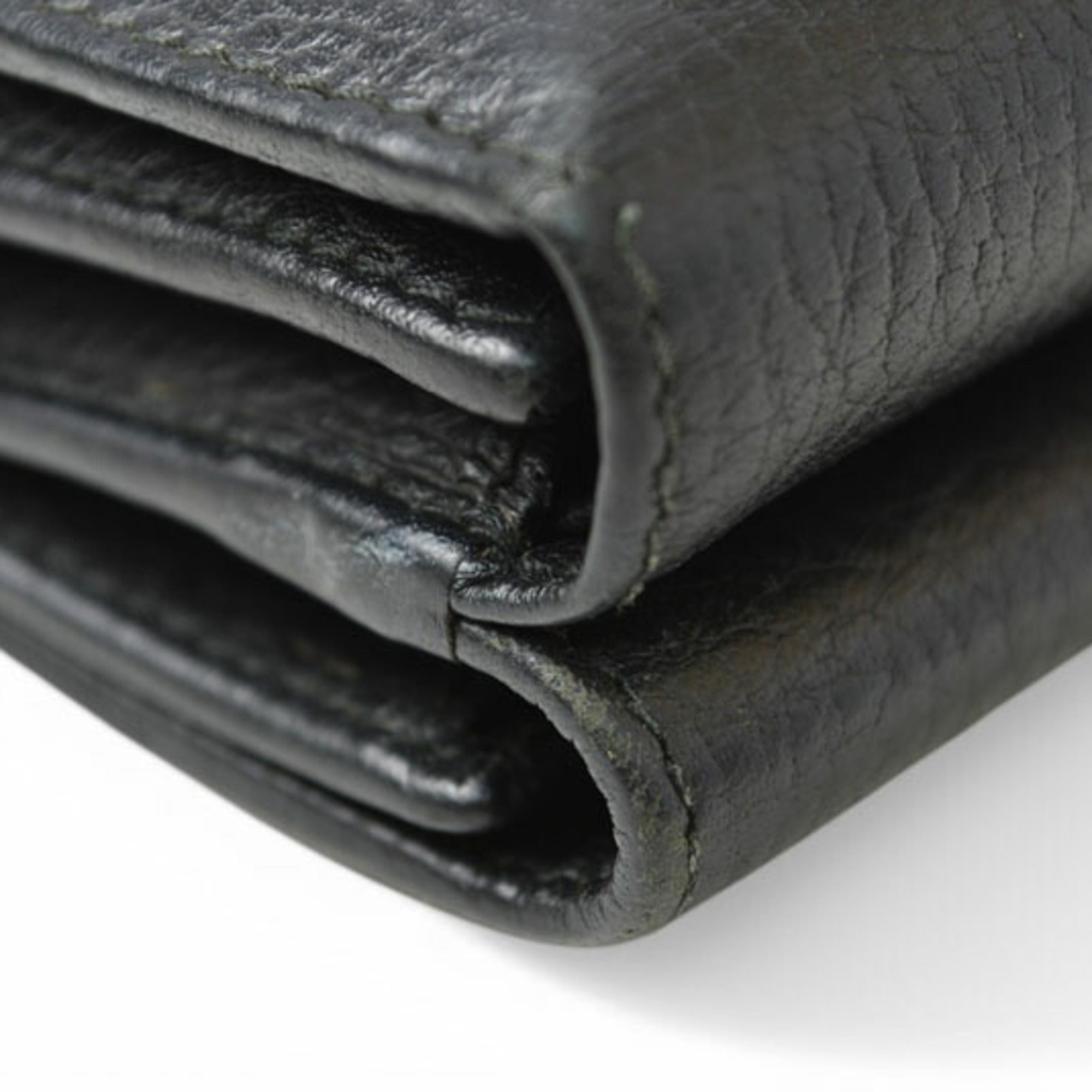 Gucci Black Leather Wallet (Tri-Fold) (Pre-Owned)