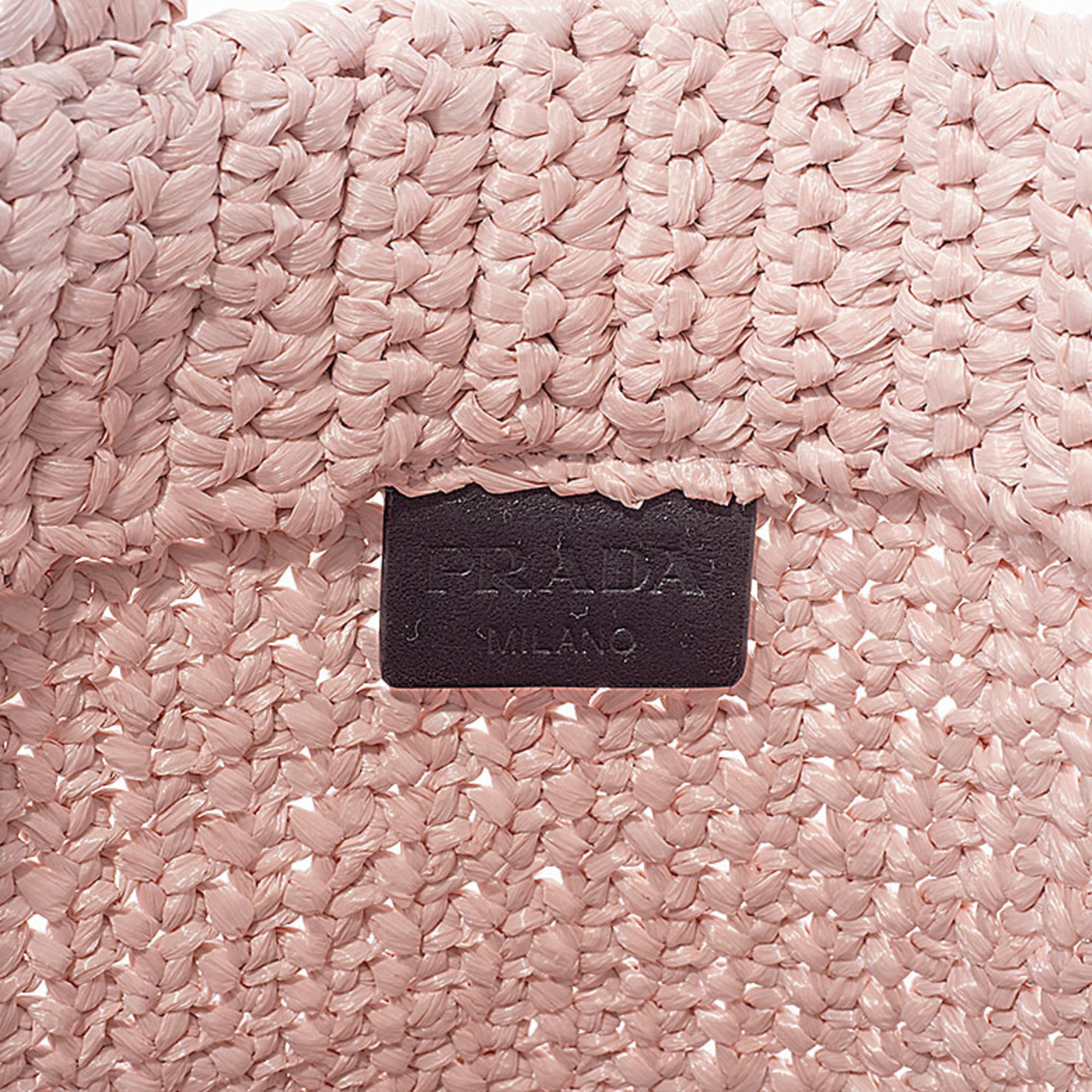 Prada Pink Viscose Tote Bag (Pre-Owned)