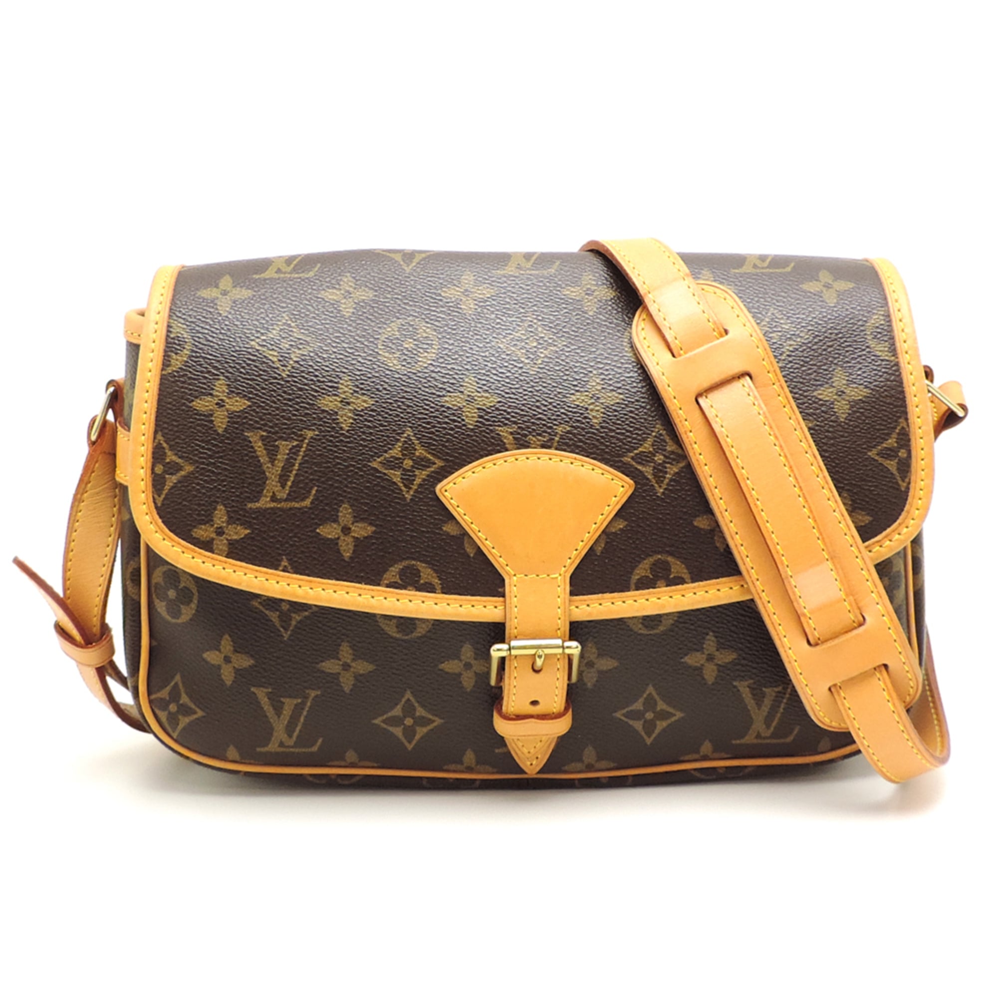Louis Vuitton Brown Monogram Shoulder Bag (Pre-Owned)