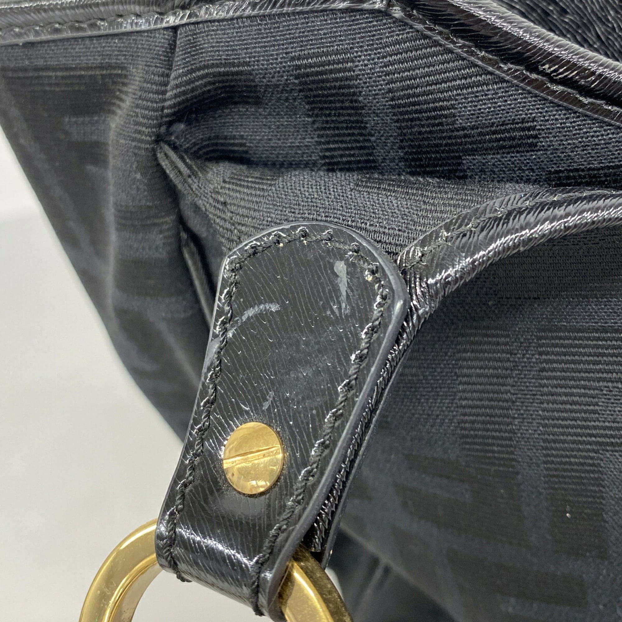Fendi Black Nylon Canvas Tote Bag (Pre-Owned)