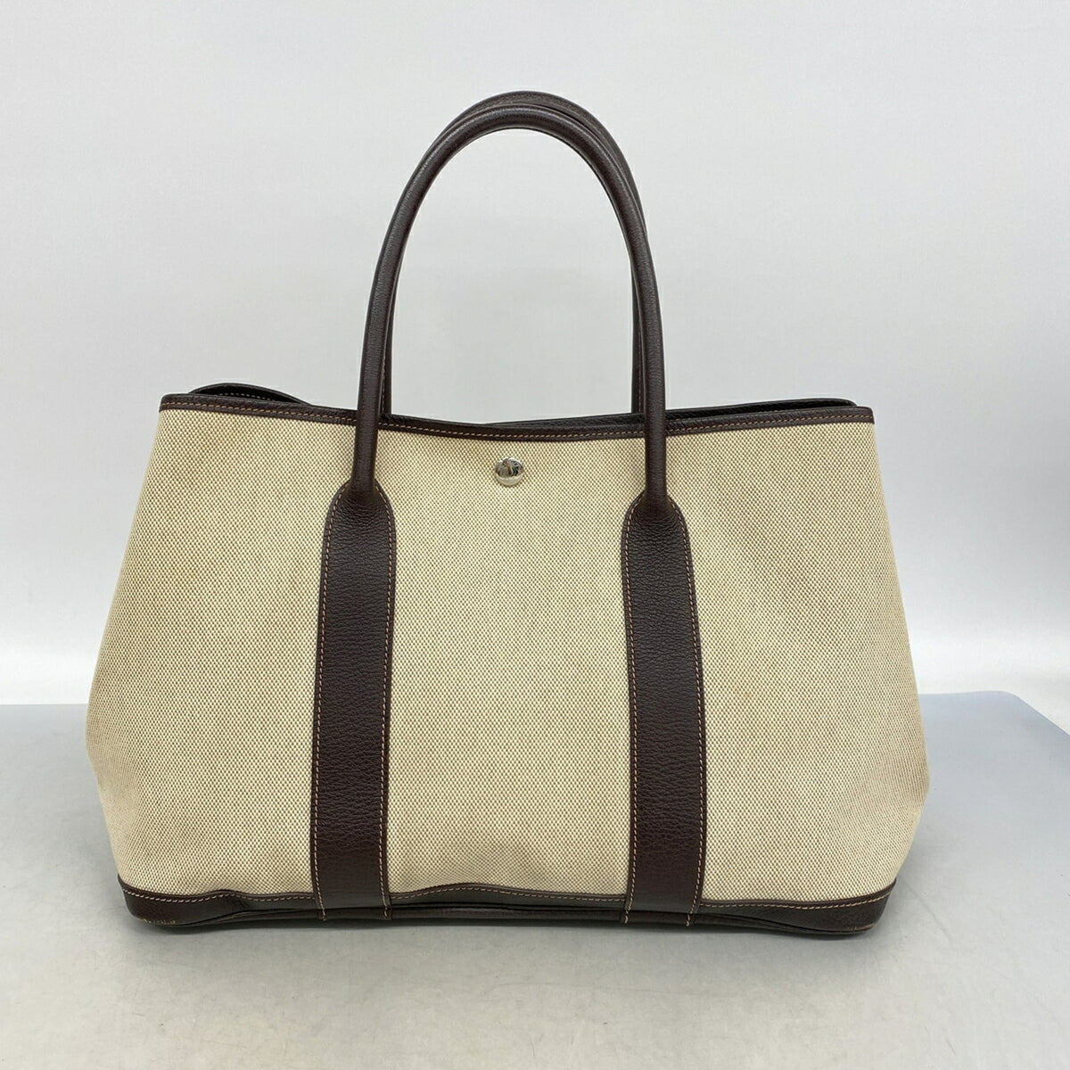 Hermes Brown Toile H Tote Bag (Pre-Owned)