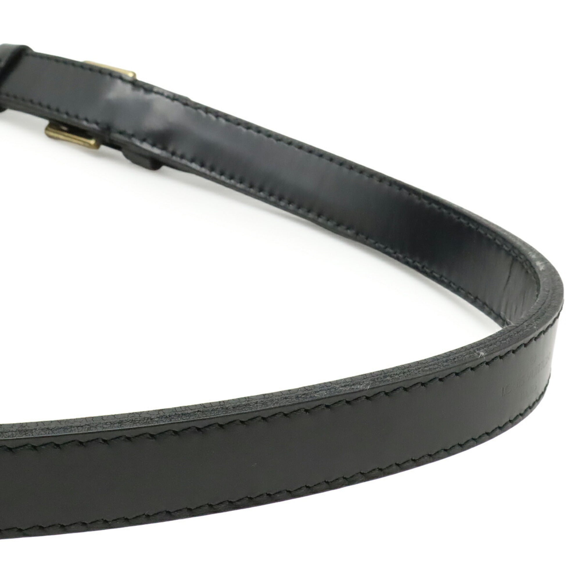 Louis Vuitton Black Noir Epi Leather Shoulder Bag (Pre-Owned)