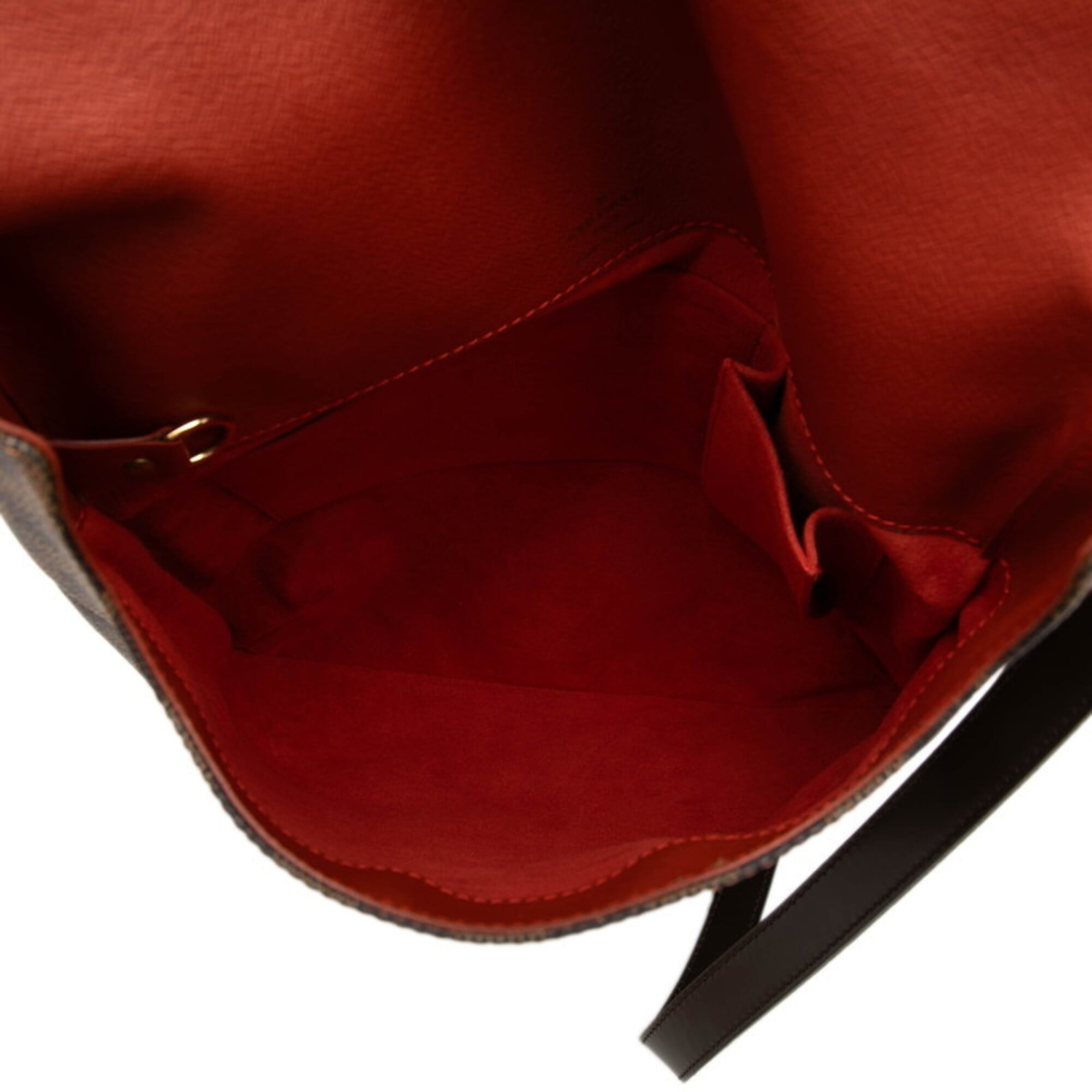 Louis Vuitton Brown Pvc Leather Shoulder Bag (Pre-Owned)