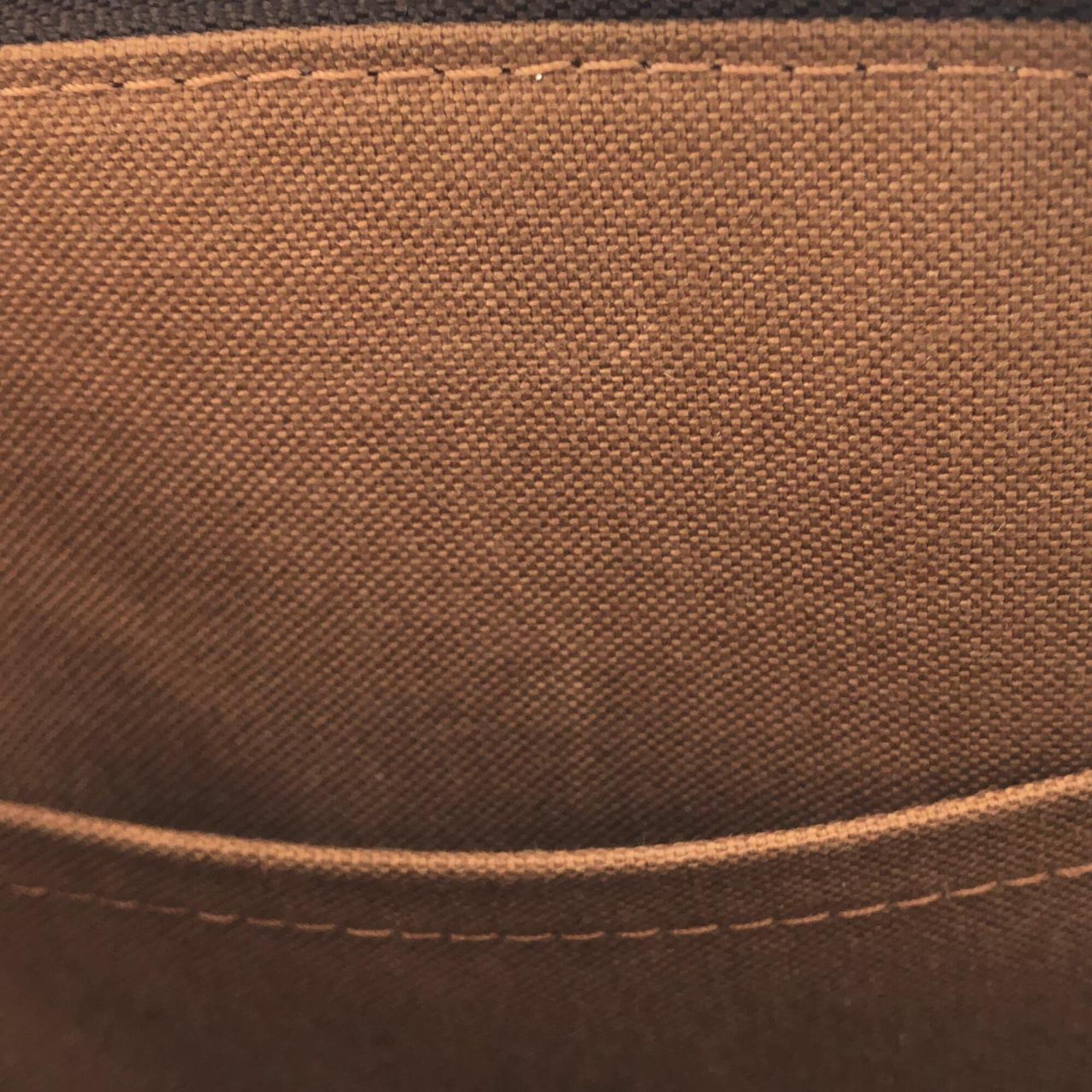 Louis Vuitton Marron Coated Canvas Handbag (Pre-Owned)