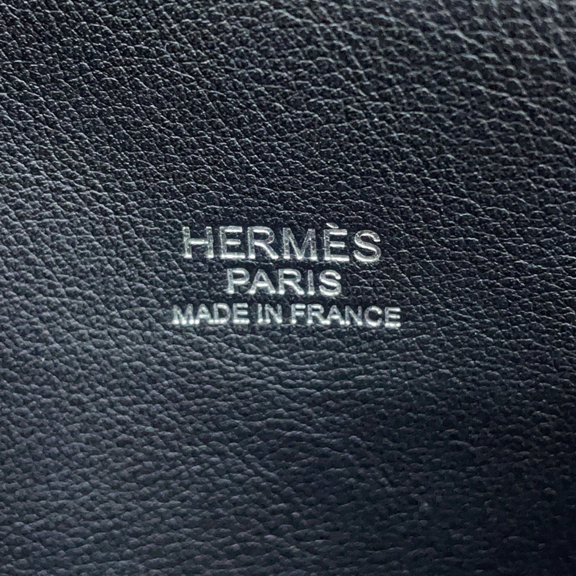 Hermes Bolide Black Taurillon Clemence Leather Handbag Shoulder Bag (Pre-Owned)