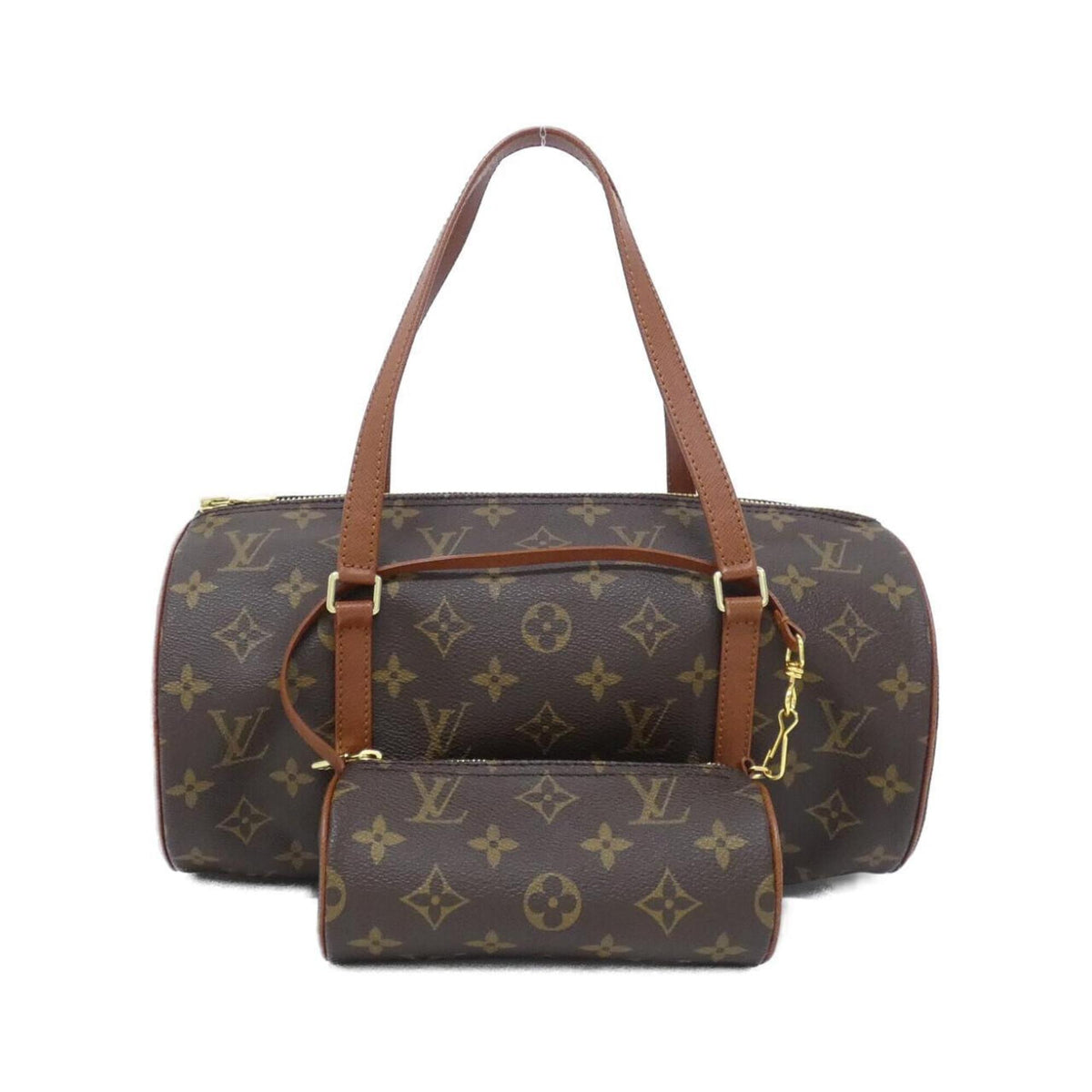 Louis Vuitton Brown Coated Canvas Handbag (Pre-Owned)