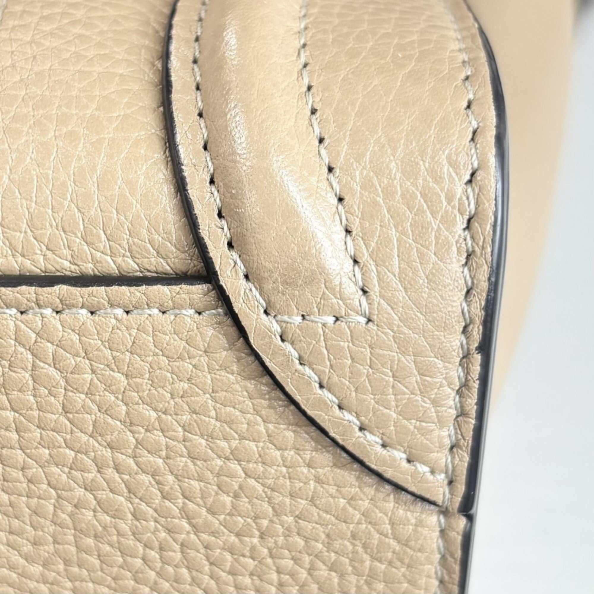 Celine Brown Leather Handbag Shoulder Bag (Pre-Owned)