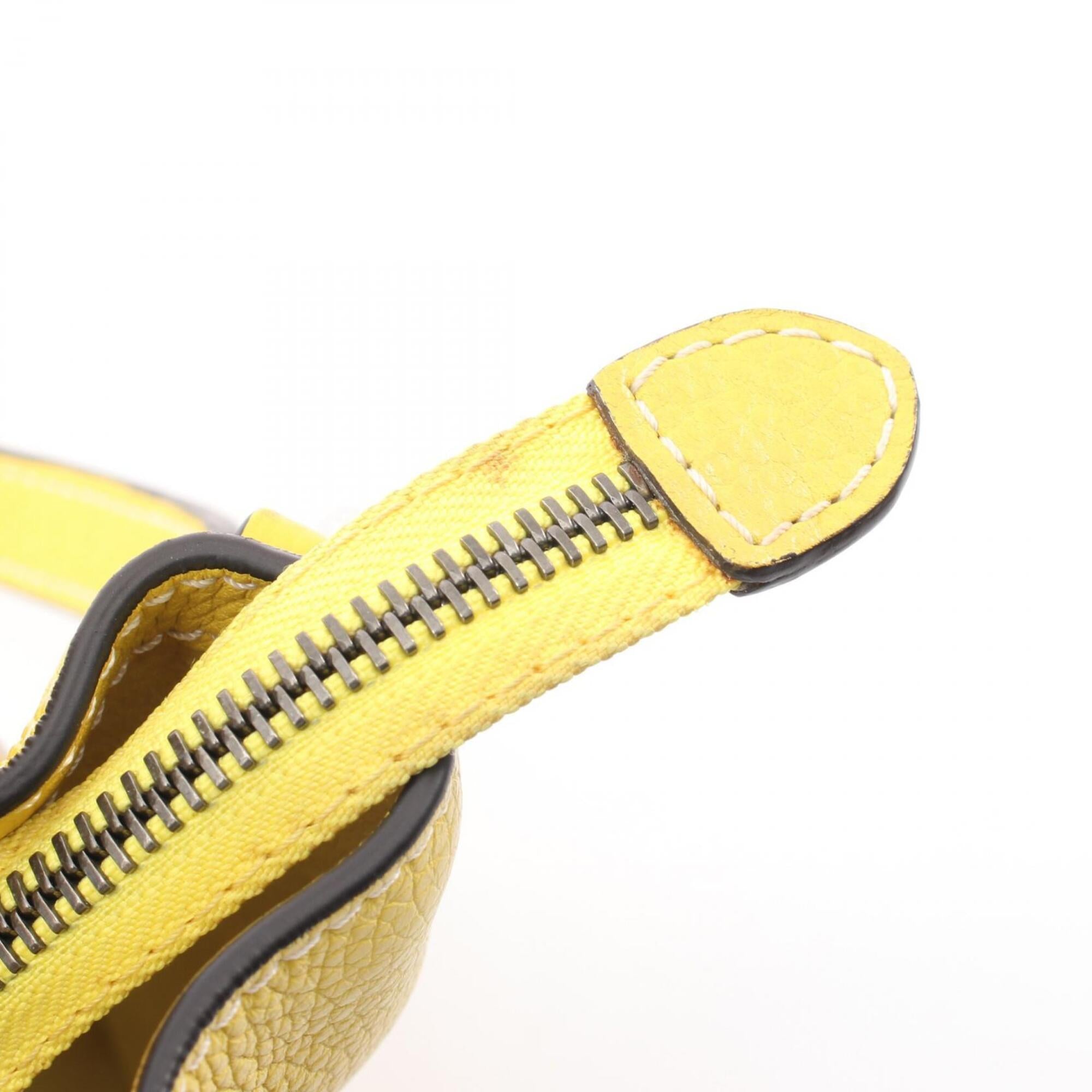 Celine Yellow Leather Handbag (Pre-Owned)