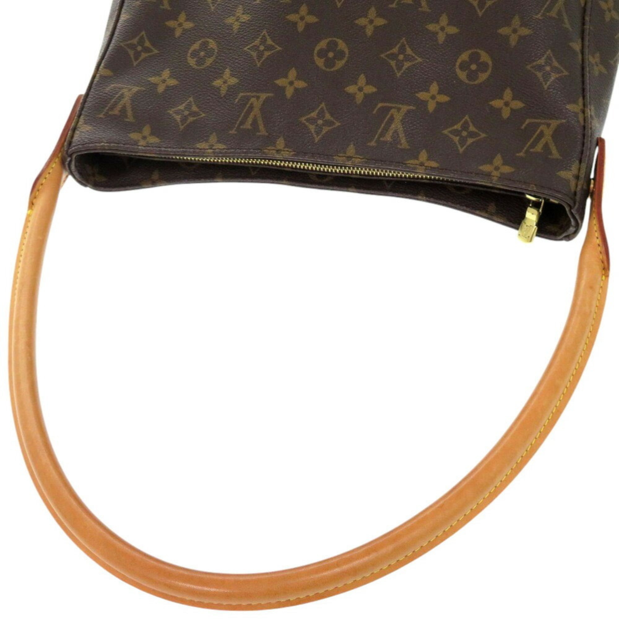 Louis Vuitton Brown Monogram Shoulder Bag (Pre-Owned)