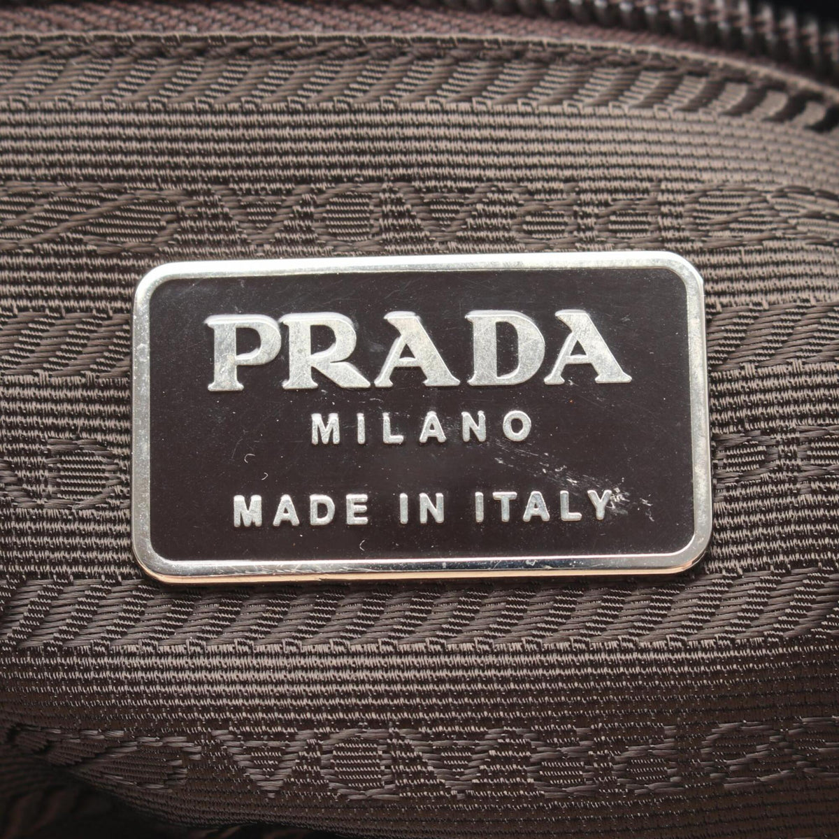 Prada Beige Leather Handbag Shoulder Bag (Pre-Owned)