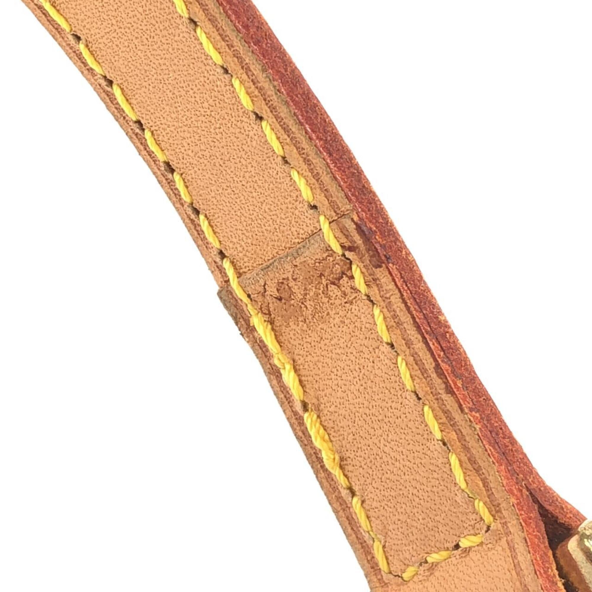 Louis Vuitton Marron Coated Canvas Shoulder Bag (Pre-Owned)