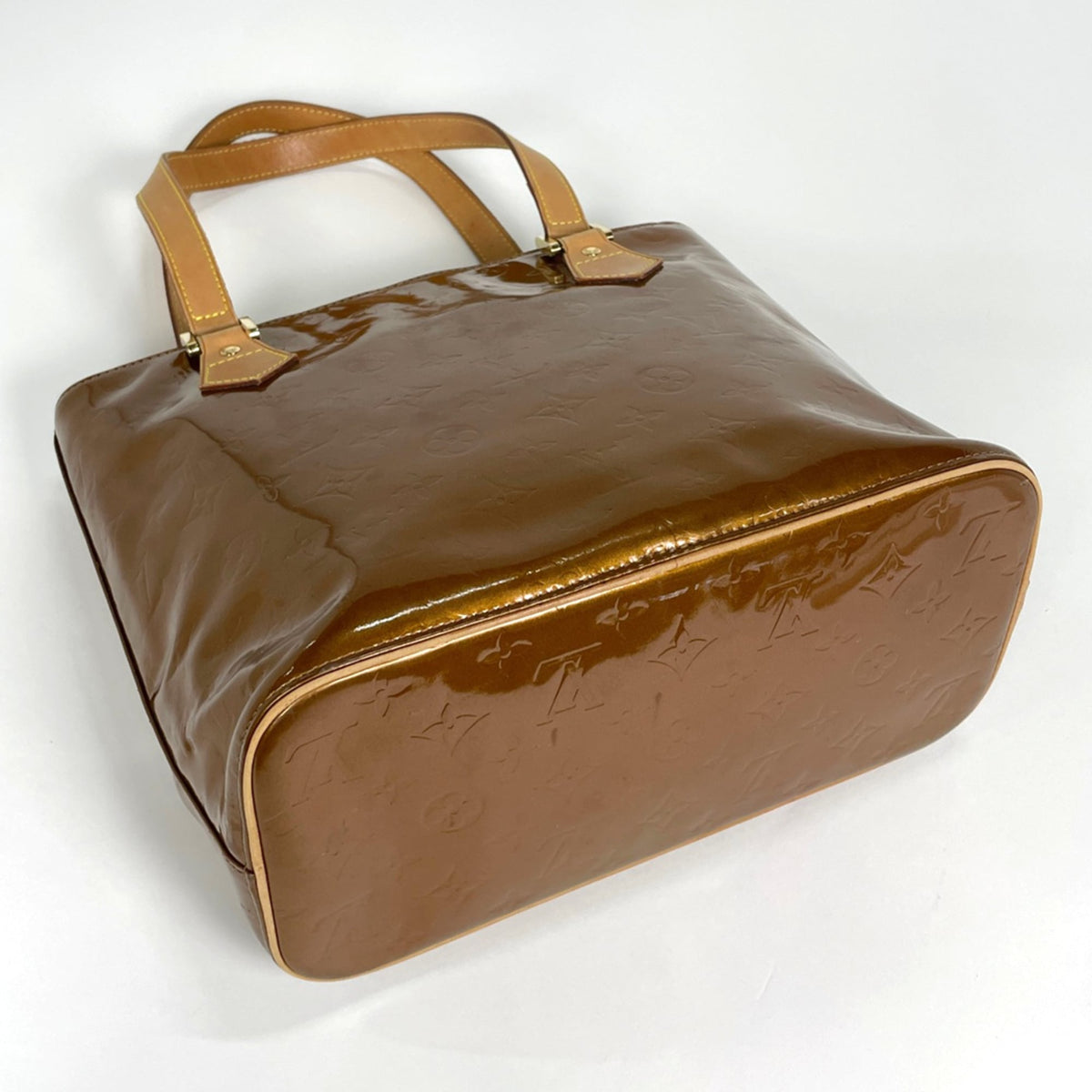 Louis Vuitton Bronze Monogram Vernis Tote Bag (Pre-Owned)