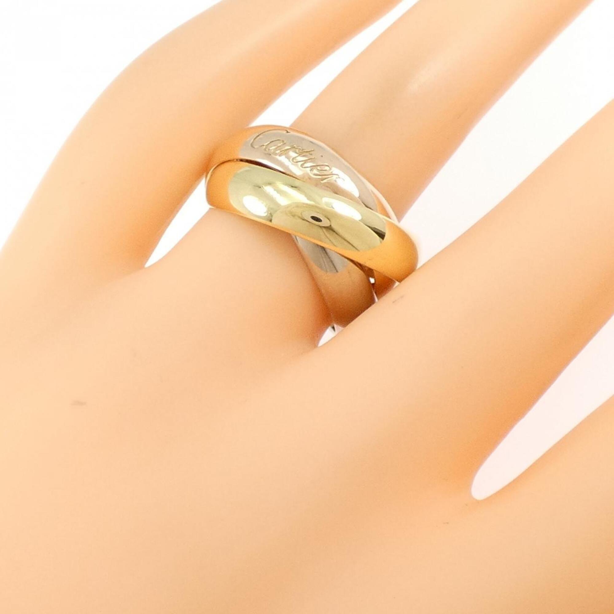 Cartier Yellow Gold (18K) Pink Gold (18K) White Gold (18K) Band Ring (Pre-Owned)
