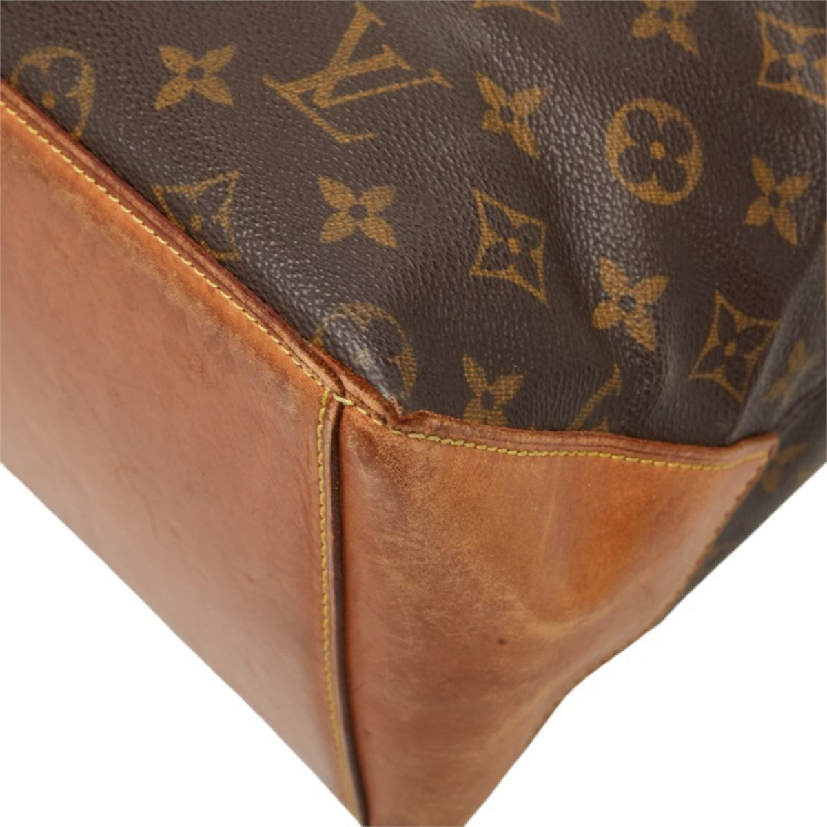 Louis Vuitton Brown Pvc Leather Shoulder Bag Tote Bag (Pre-Owned)