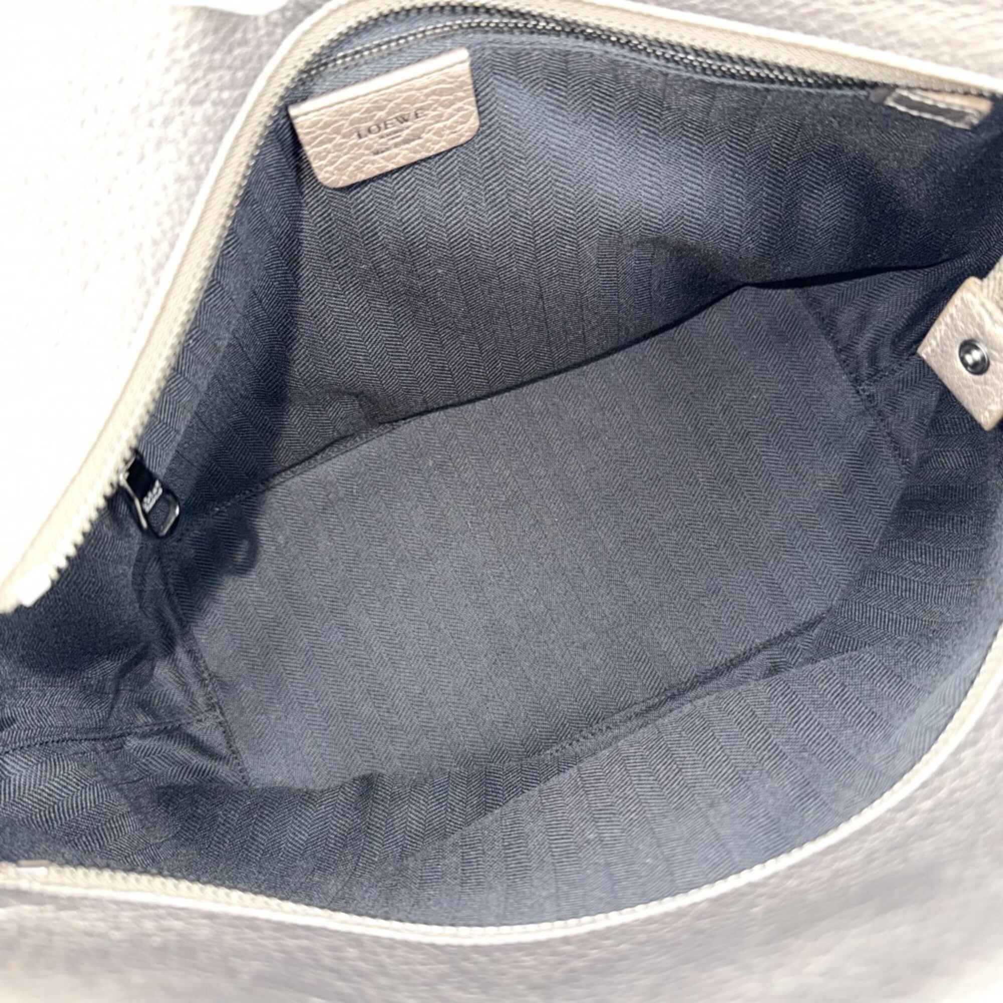 Loewe Gold Leather Handbag Tote Bag (Pre-Owned)