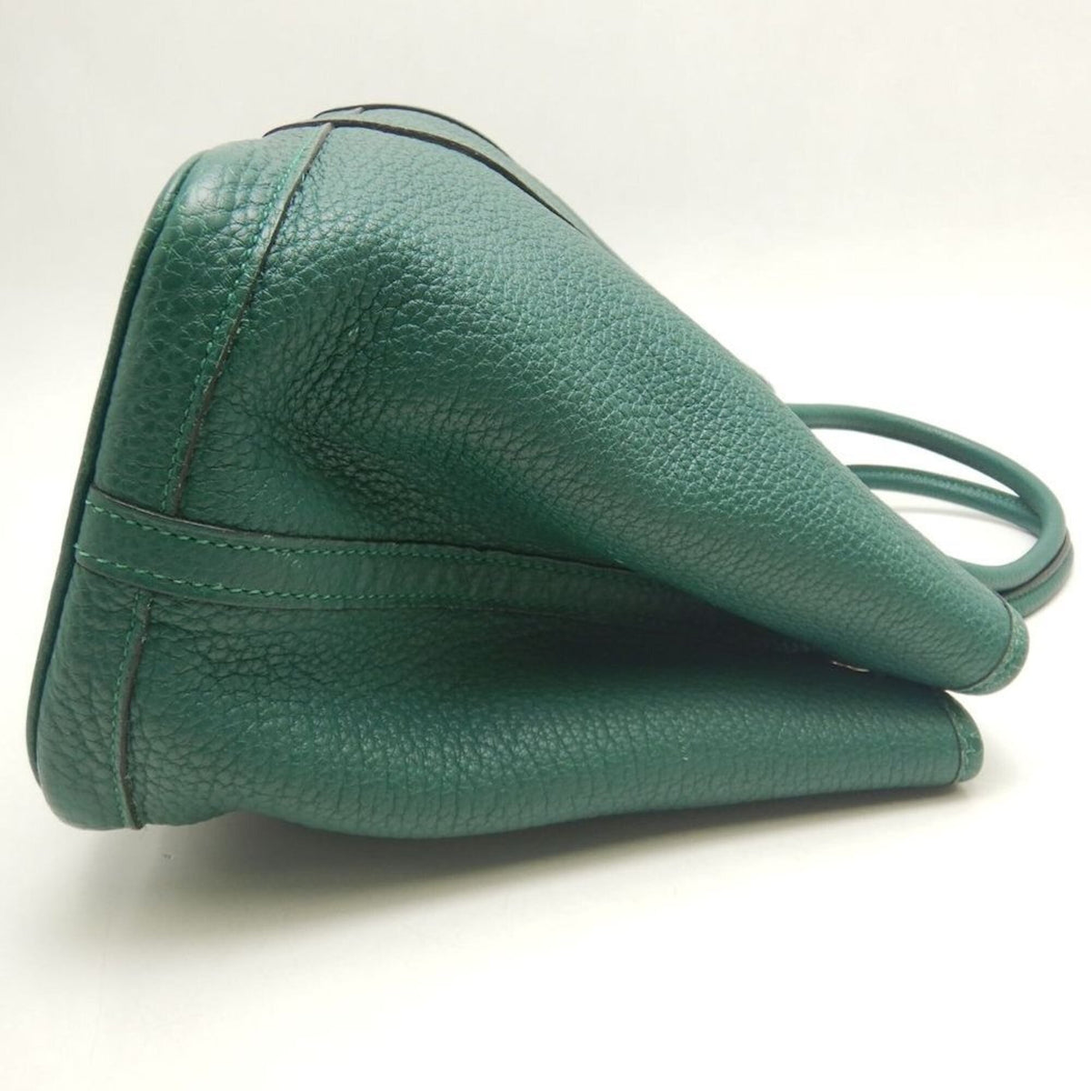 Hermes Garden Green Negonda Leather Handbag (Pre-Owned)