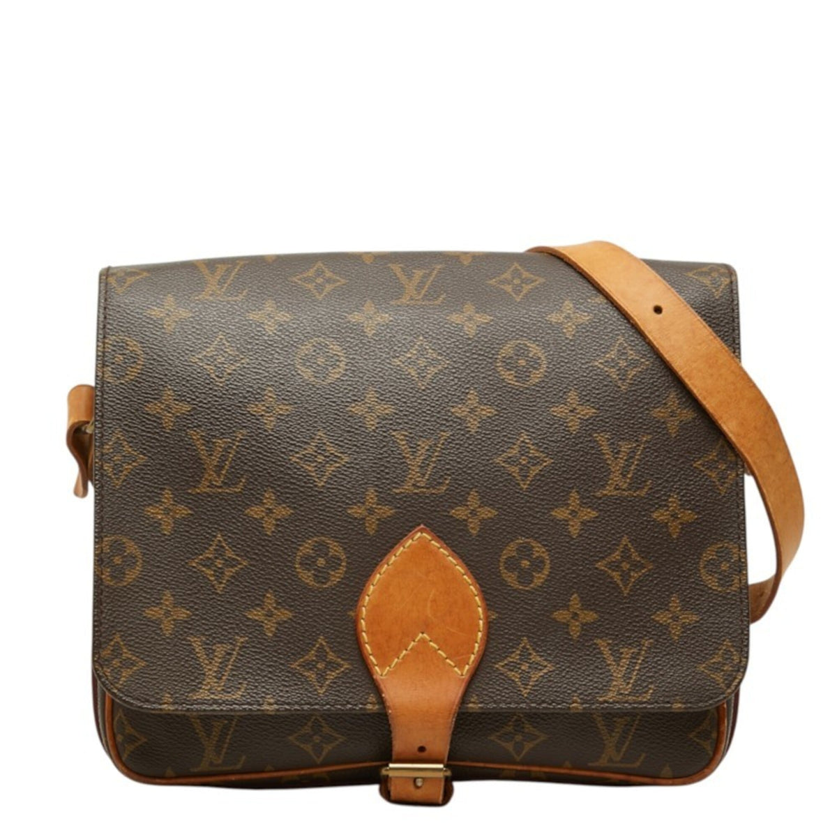 Louis Vuitton Monogram Brown Pvc Leather Shoulder Bag (Pre-Owned)