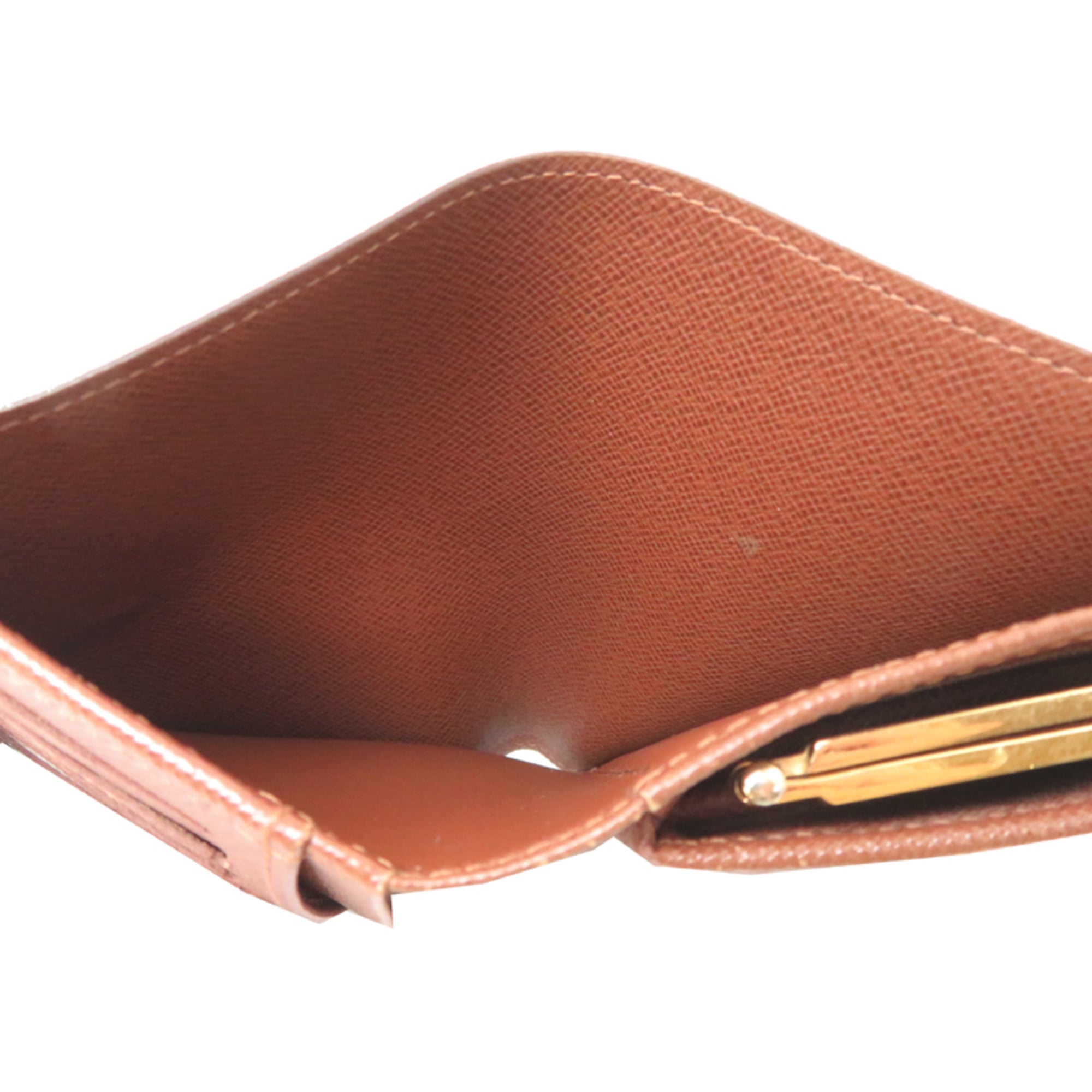 Louis Vuitton Brown Monogram Wallet (Bi-Fold) (Pre-Owned)