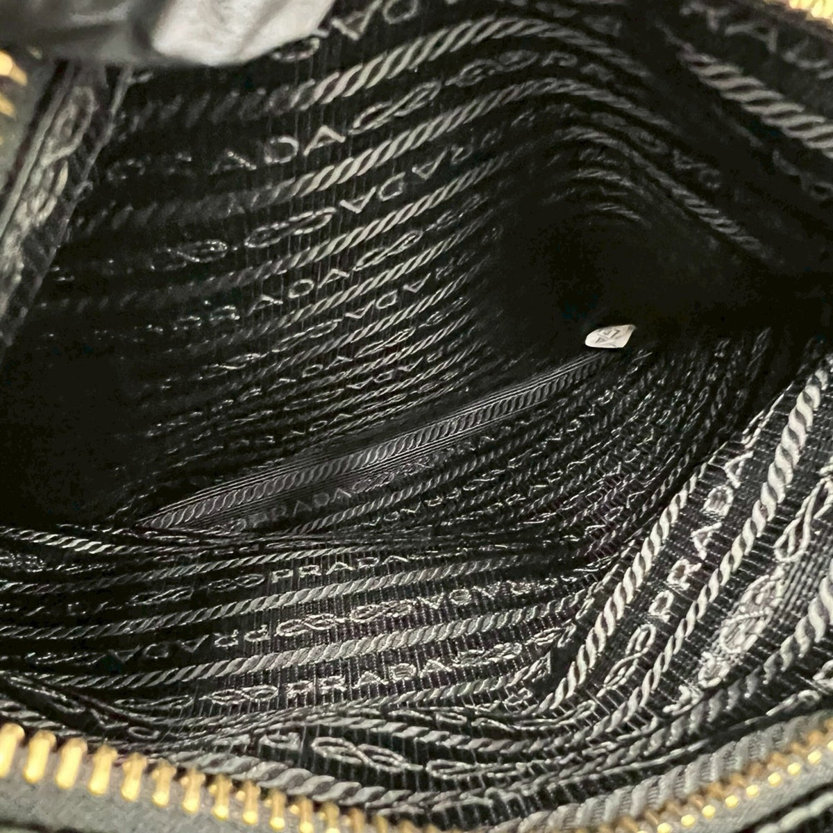 Prada Black Nylon Leather Handbag (Pre-Owned)