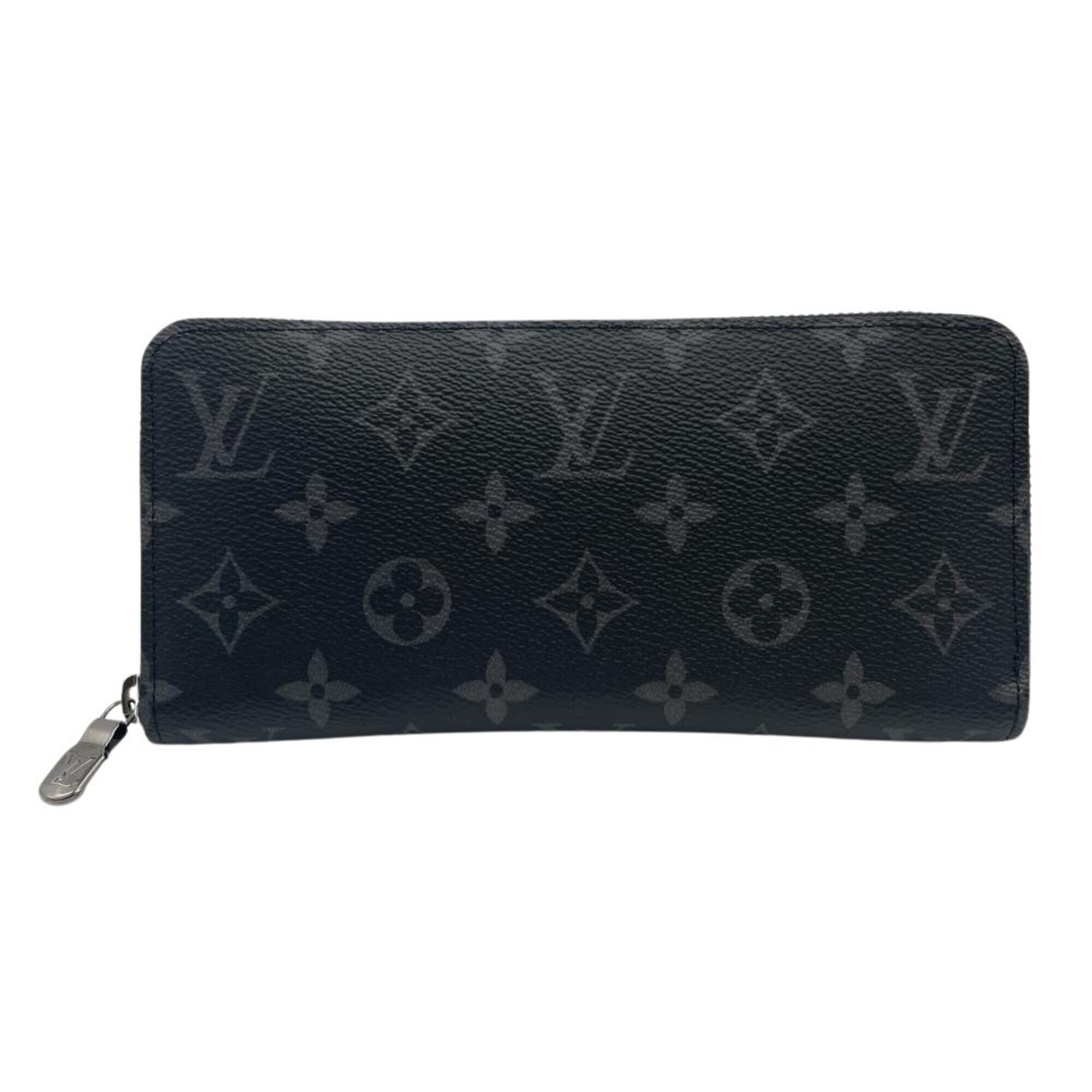 Louis Vuitton Black Monogram Eclipse Long Wallet (Bi-Fold) (Pre-Owned)