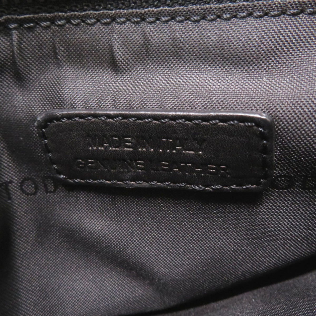 Tod's Black Nylon Leather Shoulder Bag (Pre-Owned)