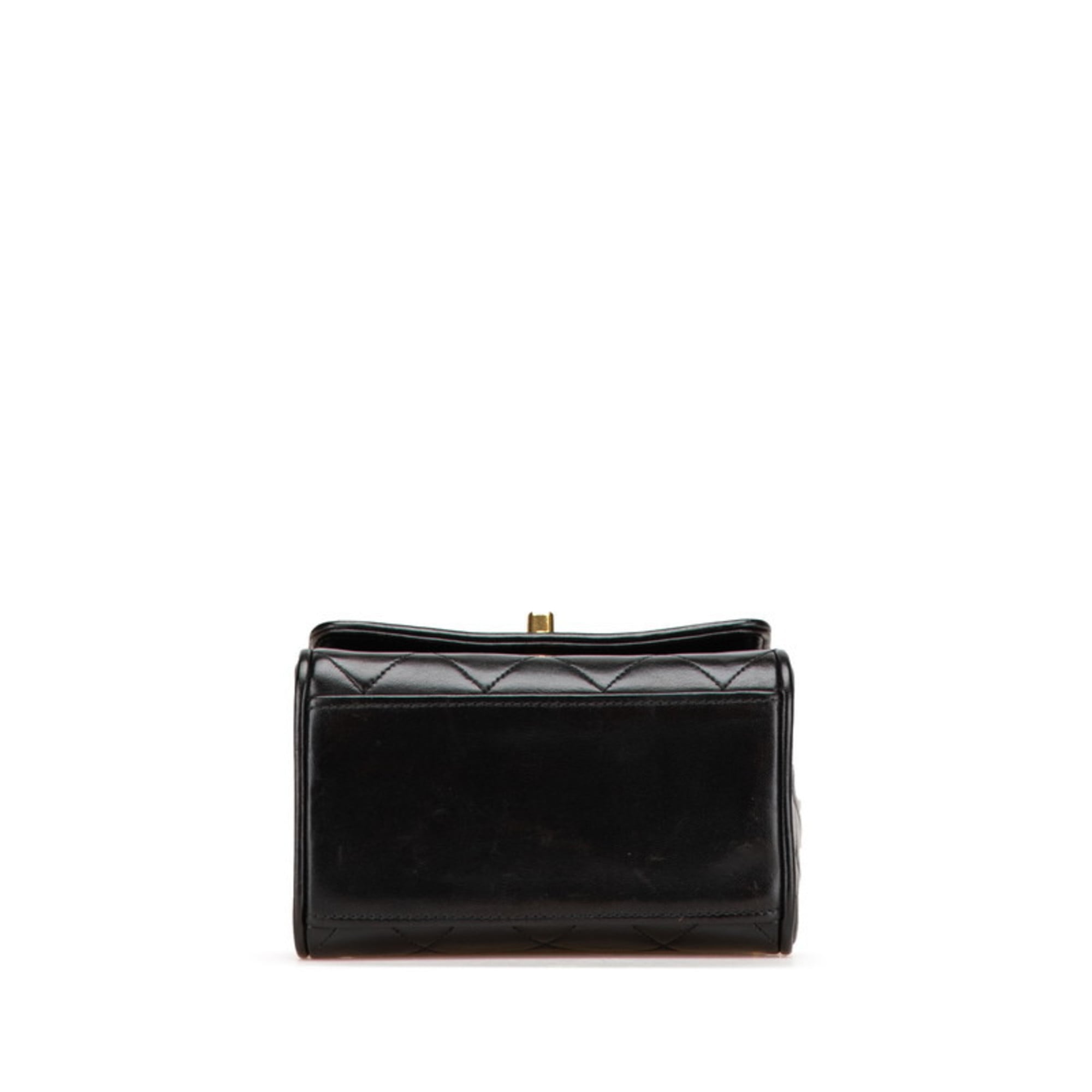 Chanel Black Leather Shoulder Bag (Pre-Owned)