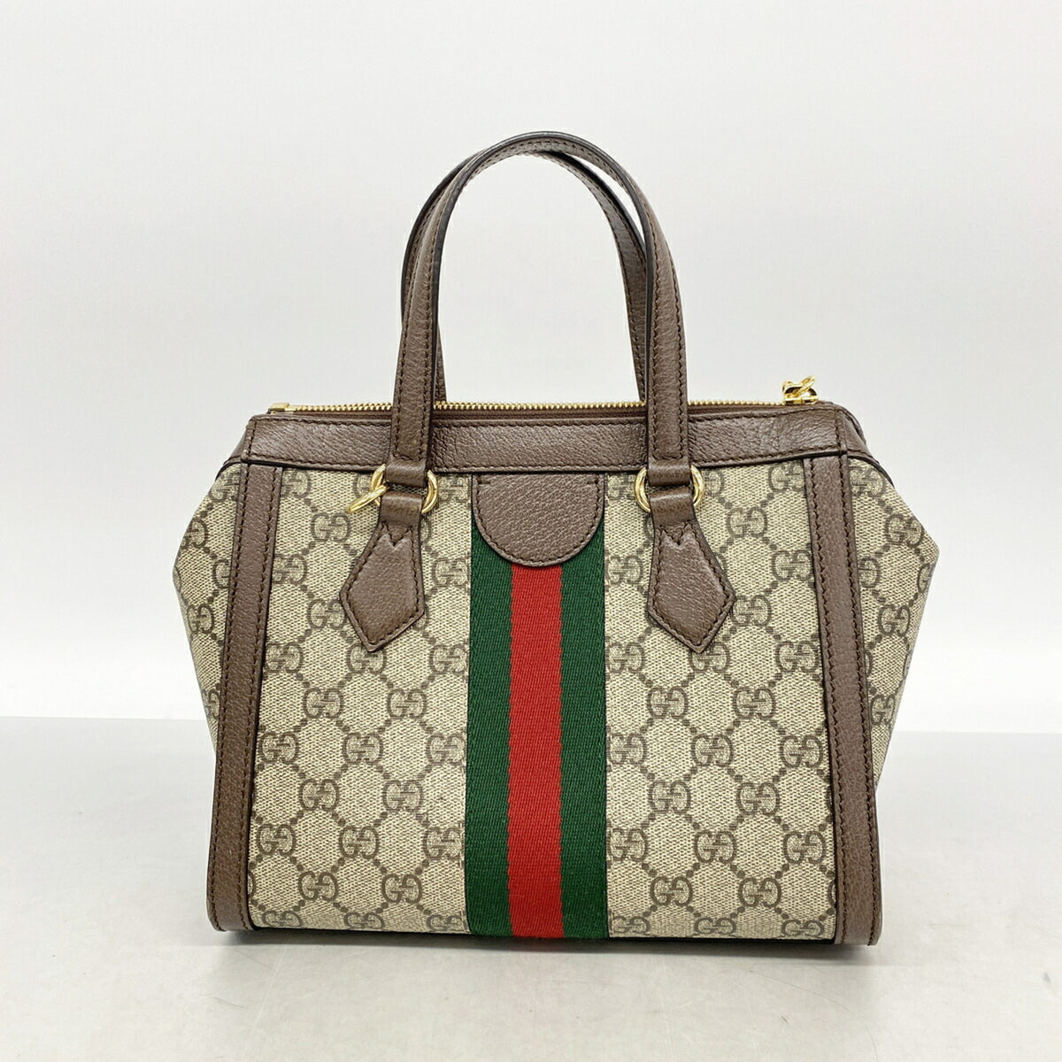 Gucci Brown Pvc Handbag (Pre-Owned)