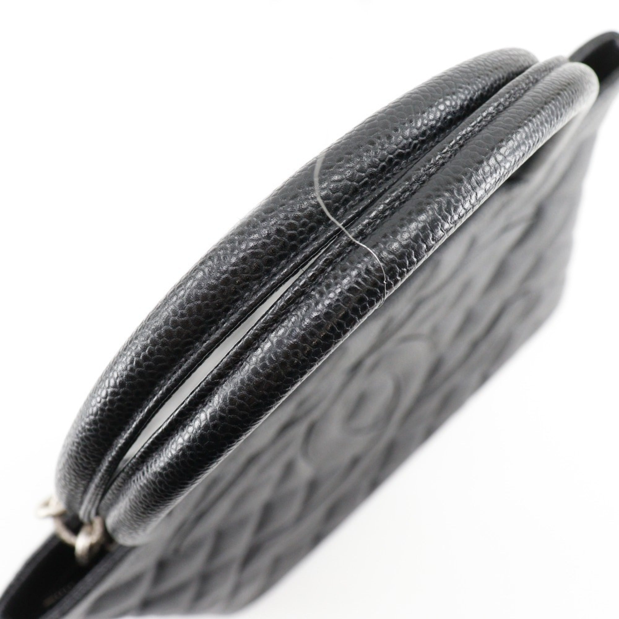 Chanel Matelasse Black Grained Calfskin Tote Bag (Pre-Owned)