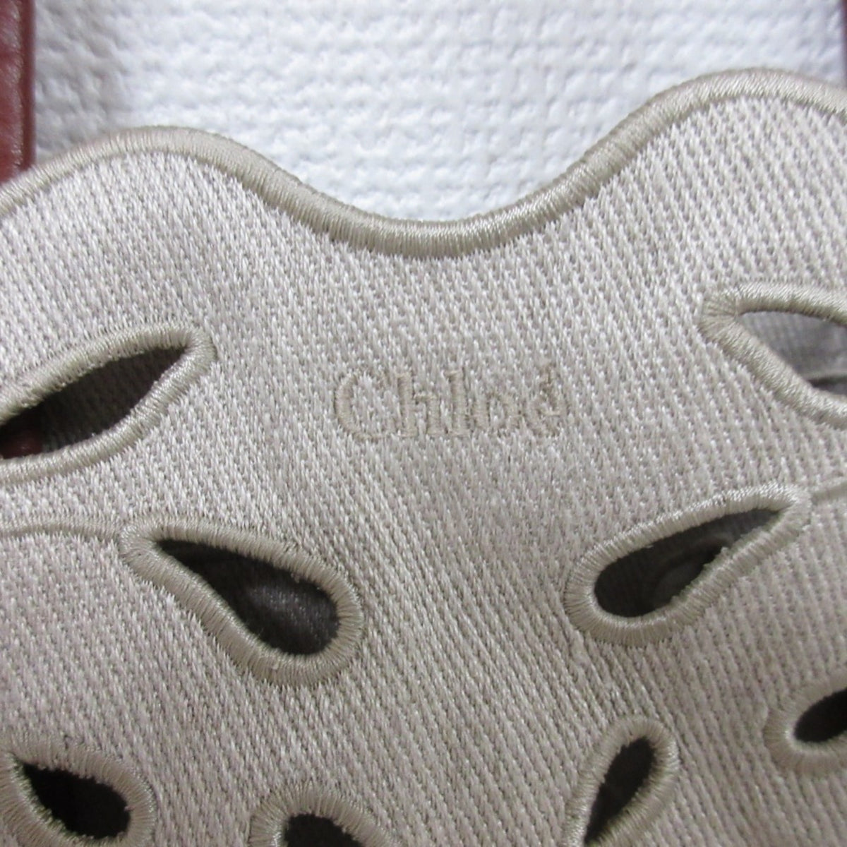 Chloé Beige Brown Shoulder Bag Tote Bag (Pre-Owned)