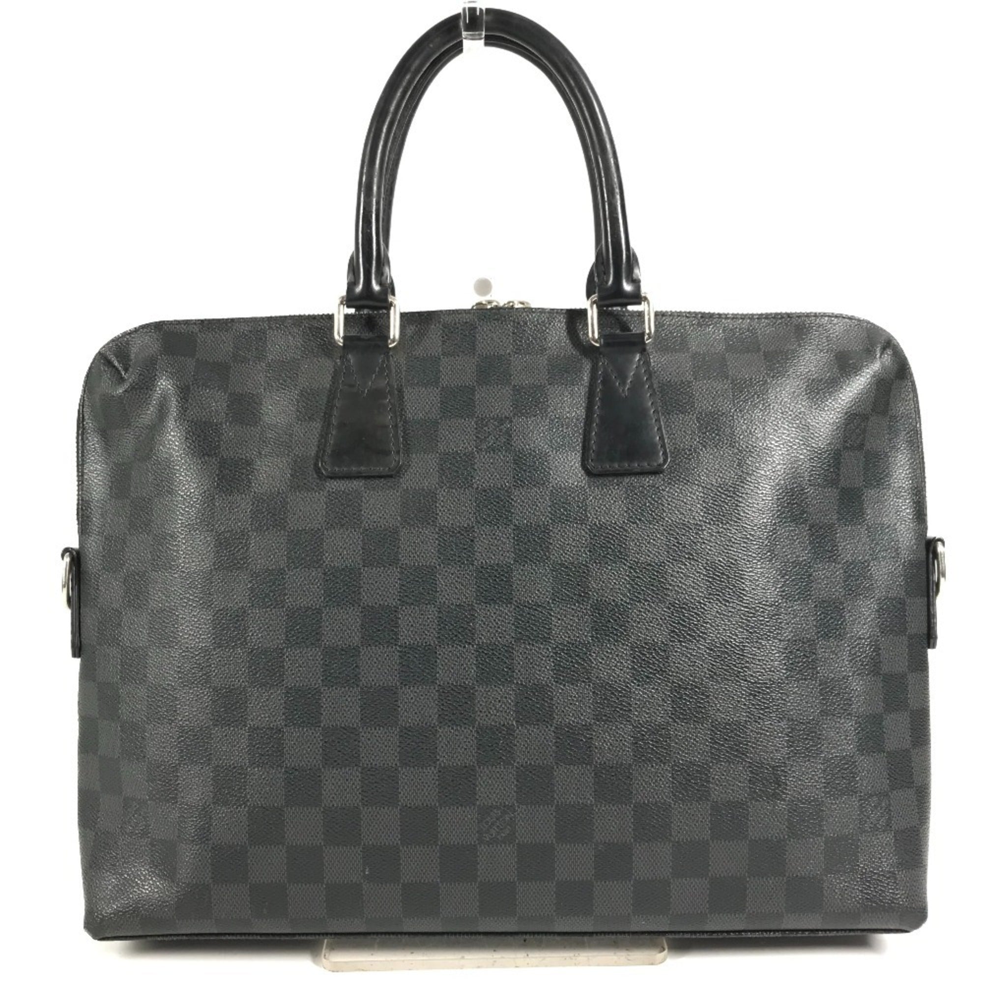 Louis Vuitton Black Damier Graphite Briefcase Handbag (Pre-Owned)