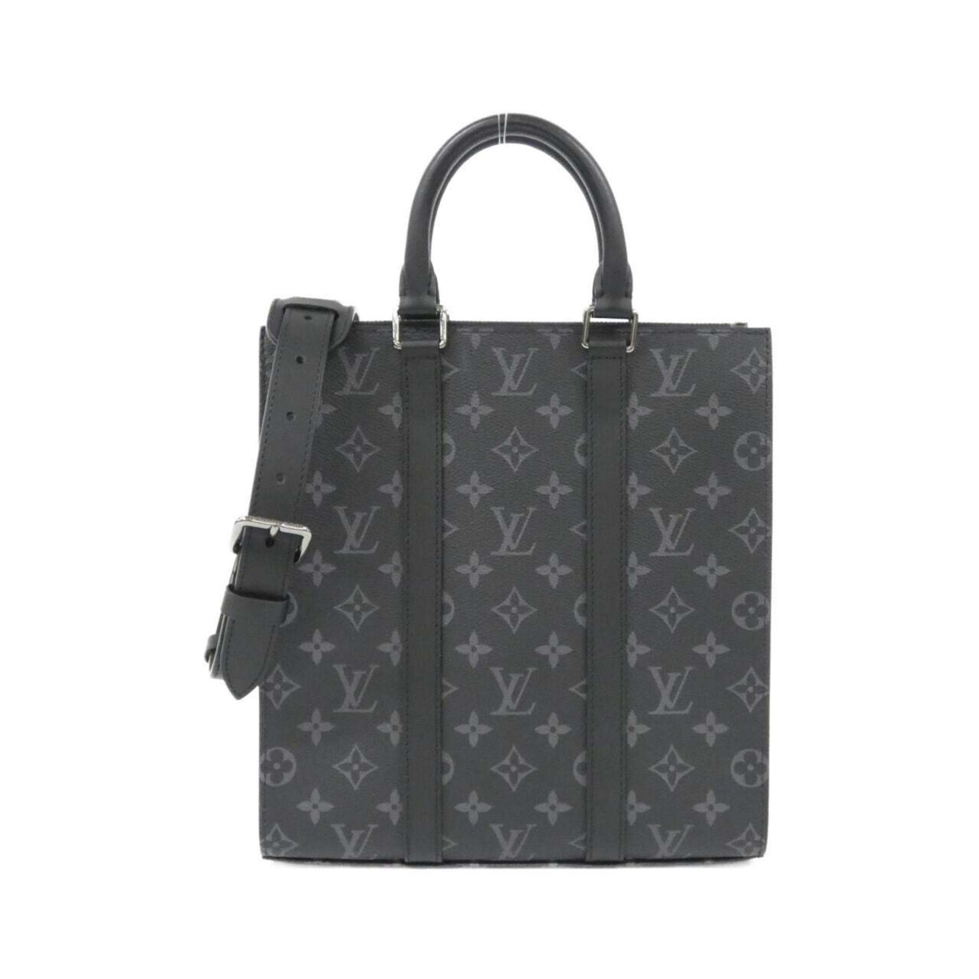 Louis Vuitton Black Coated Canvas Handbag (Pre-Owned)
