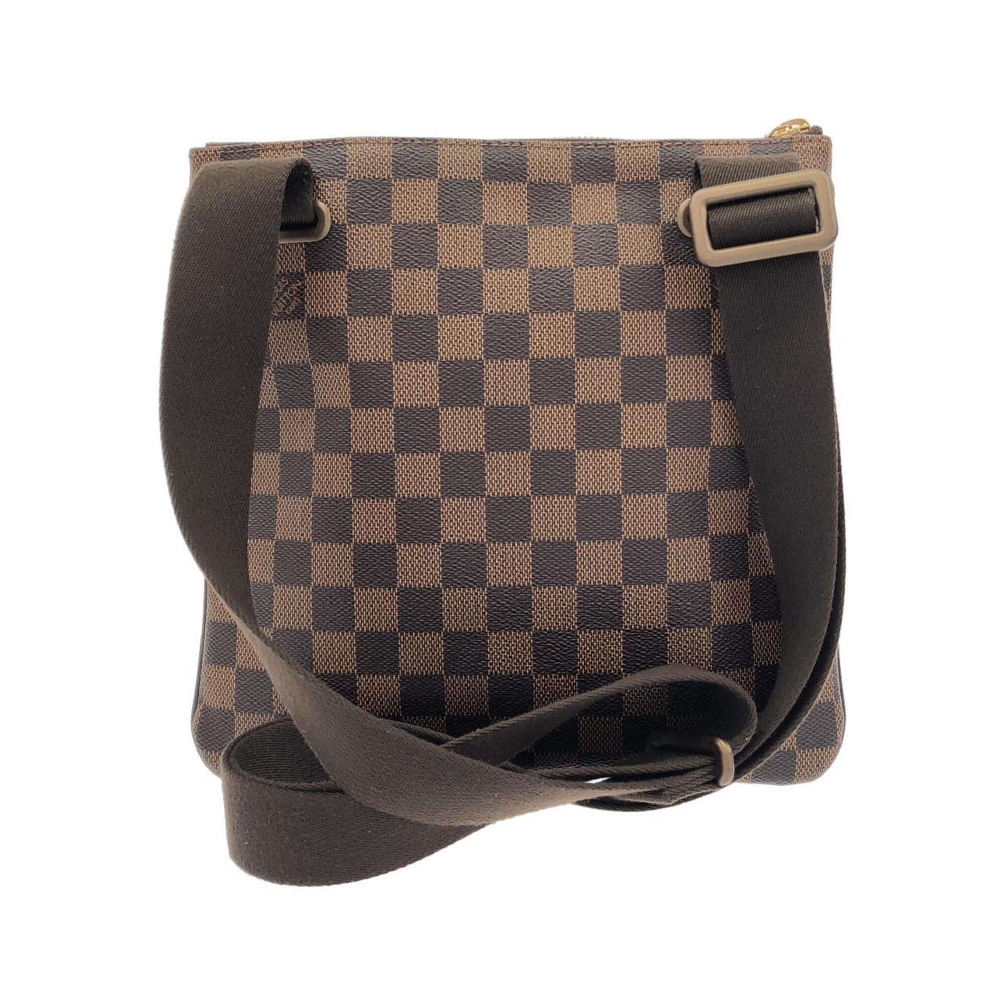 Louis Vuitton Damier Damier Canvas Ebene Damier Canvas Pochette Shoulder Bag (Pre-Owned)