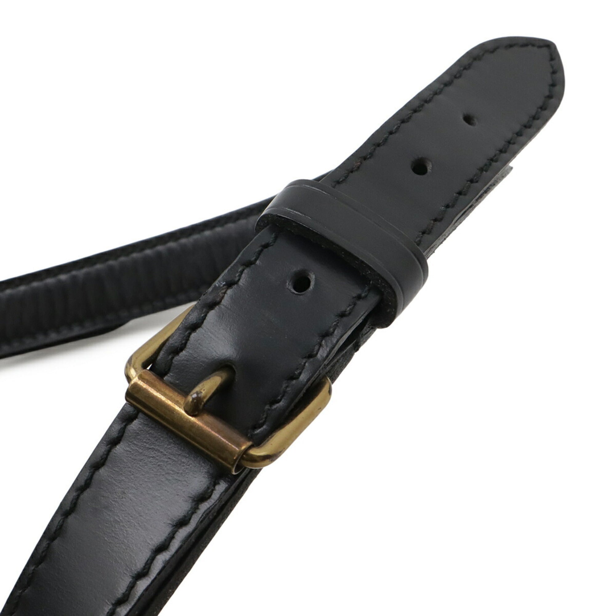 Louis Vuitton Noir Epi Leather Shoulder Bag (Pre-Owned)