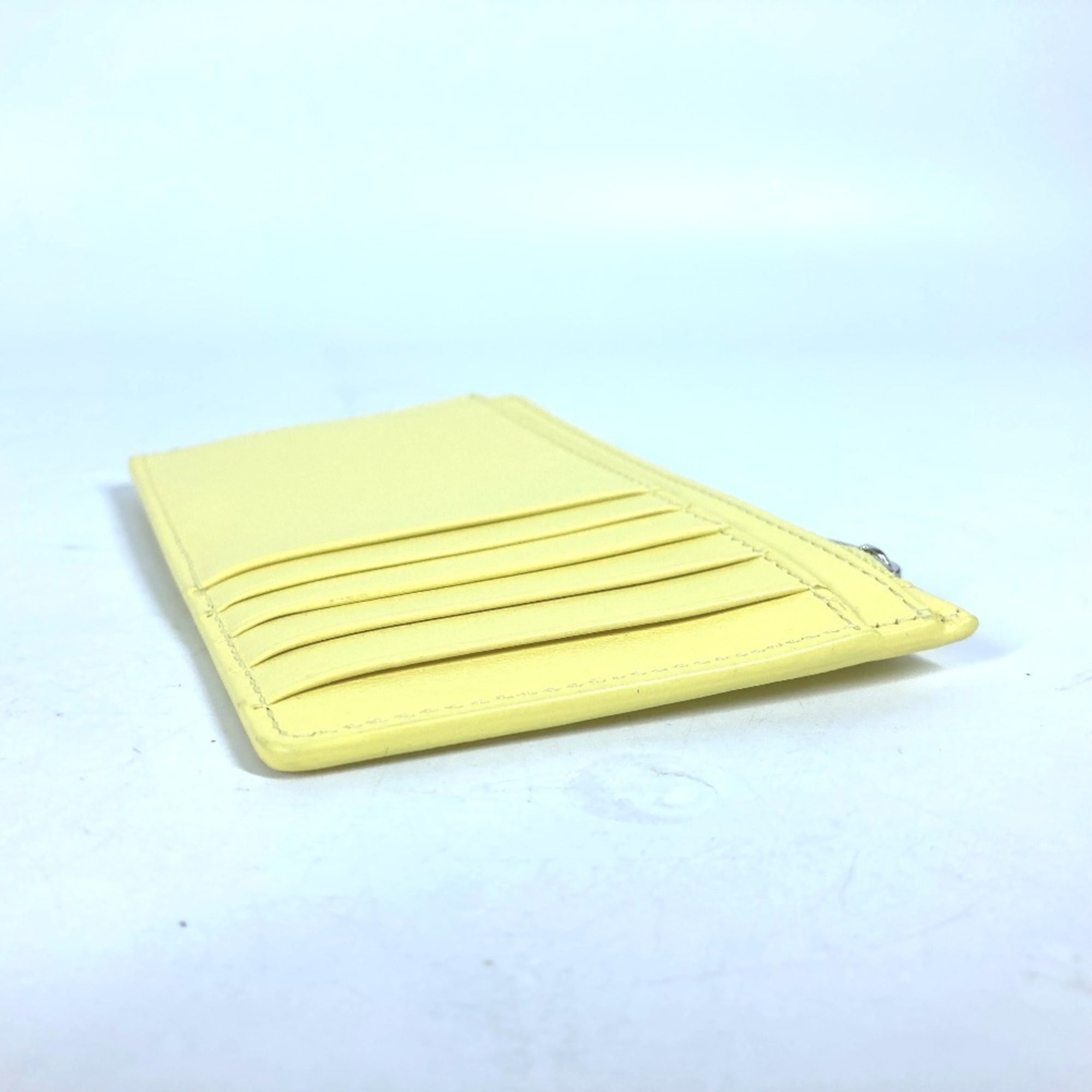 Balenciaga Yellow Leather Coin Purse/Coin Case (Pre-Owned)