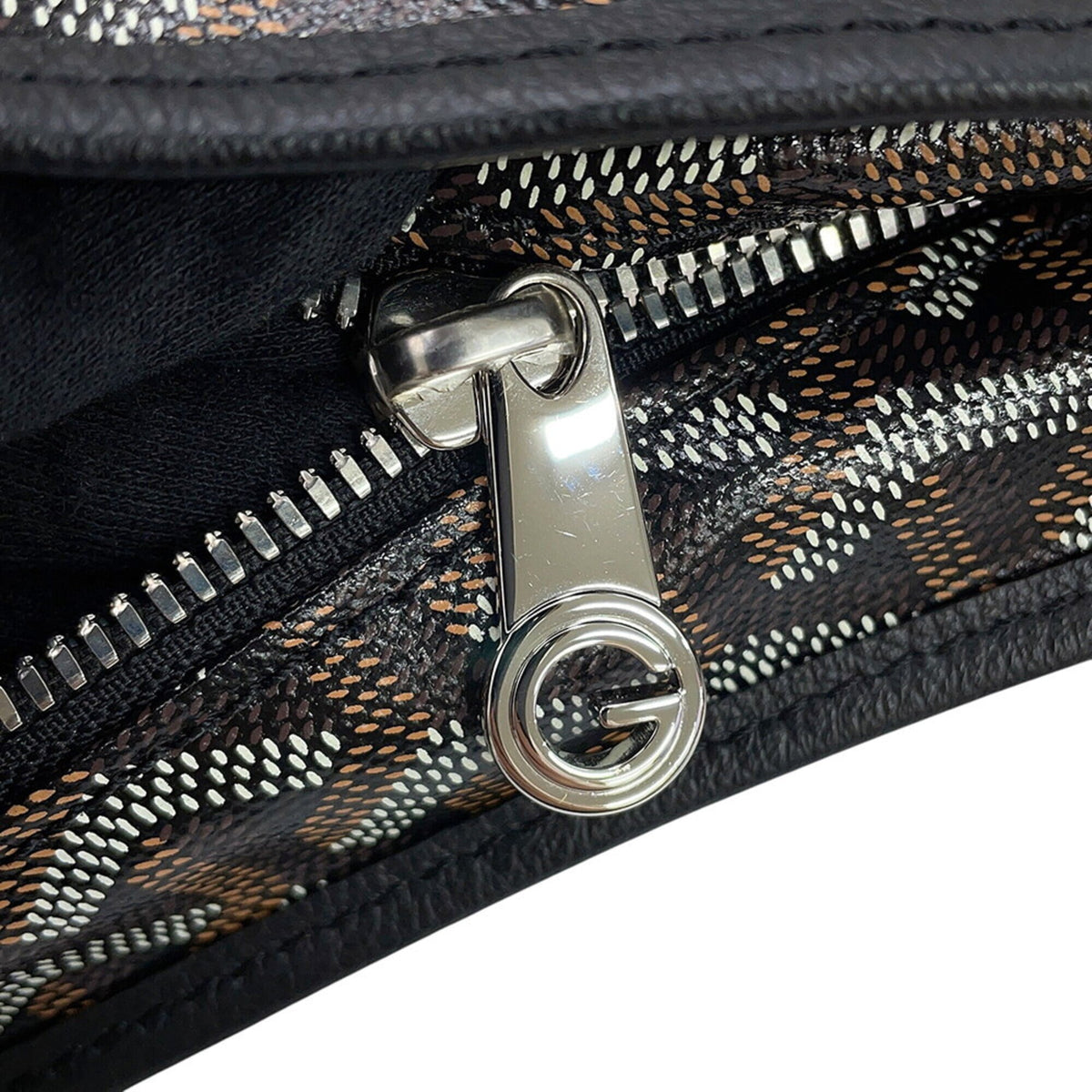 Goyard Black Pvc Leather Handbag Pouch Shoulder Bag (Pre-Owned)