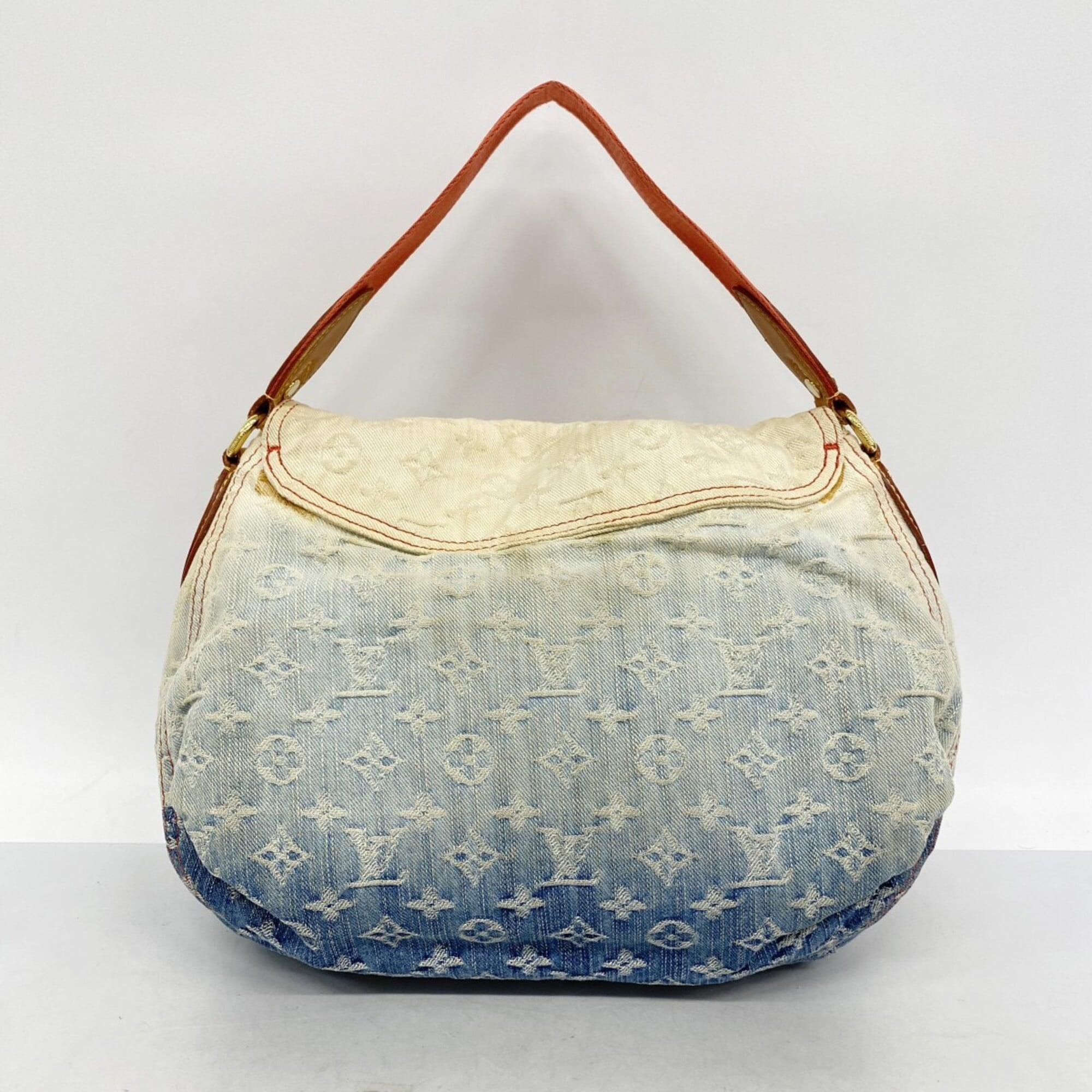 Louis Vuitton Blue Shoulder Bag (Pre-Owned)