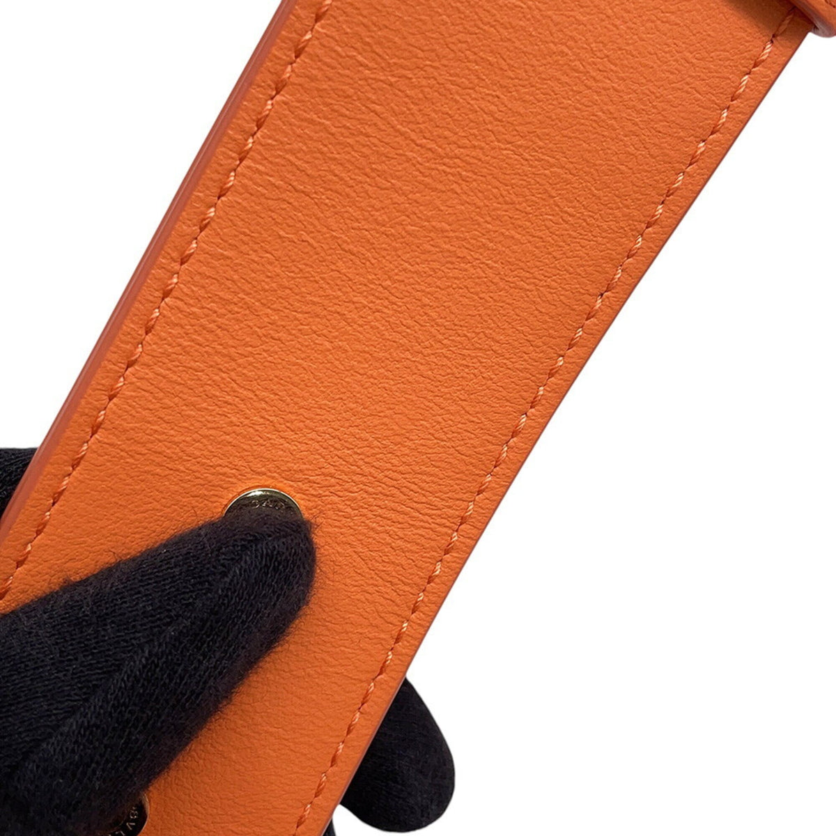 Bvlgari Orange Leather Wisteria Vine Shoulder Bag (Pre-Owned)