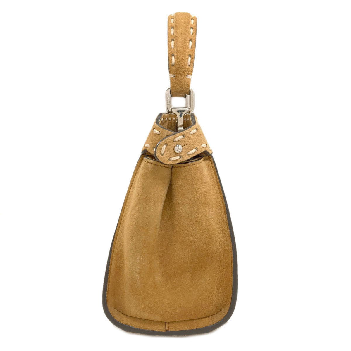 Fendi Brown Suede Handbag (Pre-Owned)