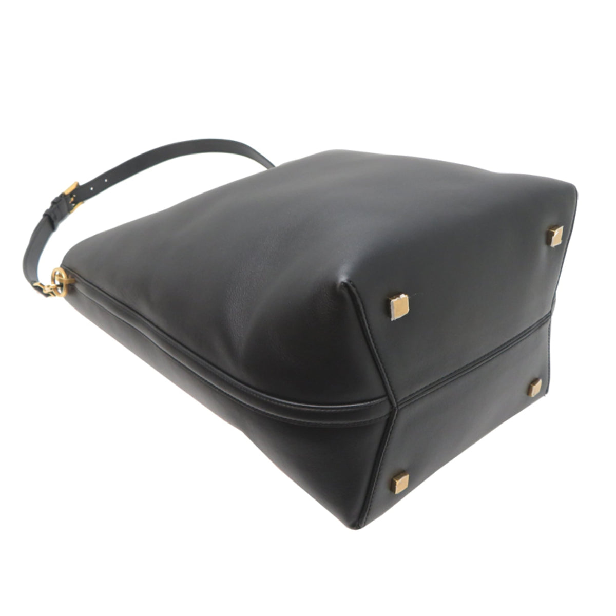 Saint Laurent Black Leather Shoulder Bag (Pre-Owned)
