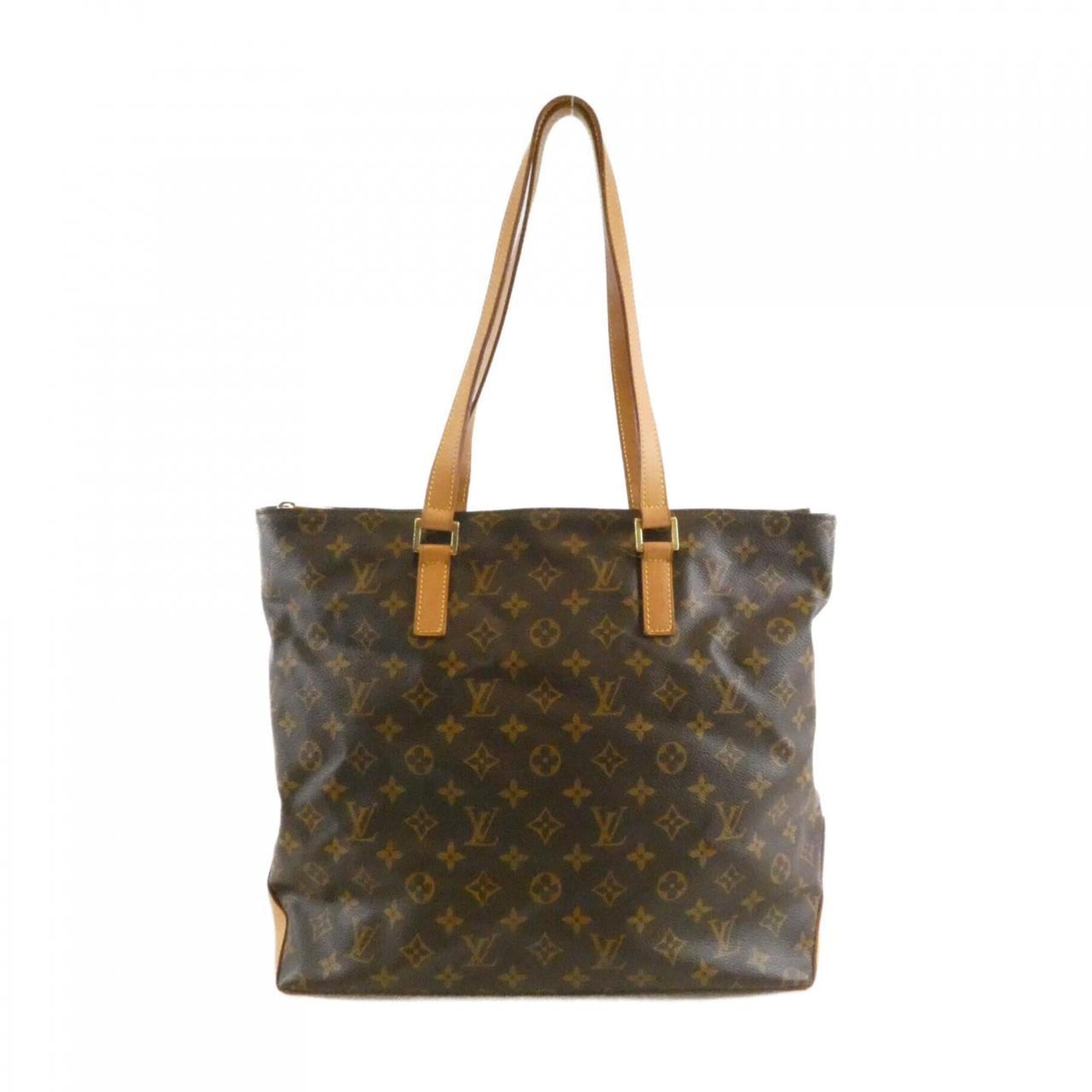 Louis Vuitton Monogram Marron Coated Canvas Handbag (Pre-Owned)