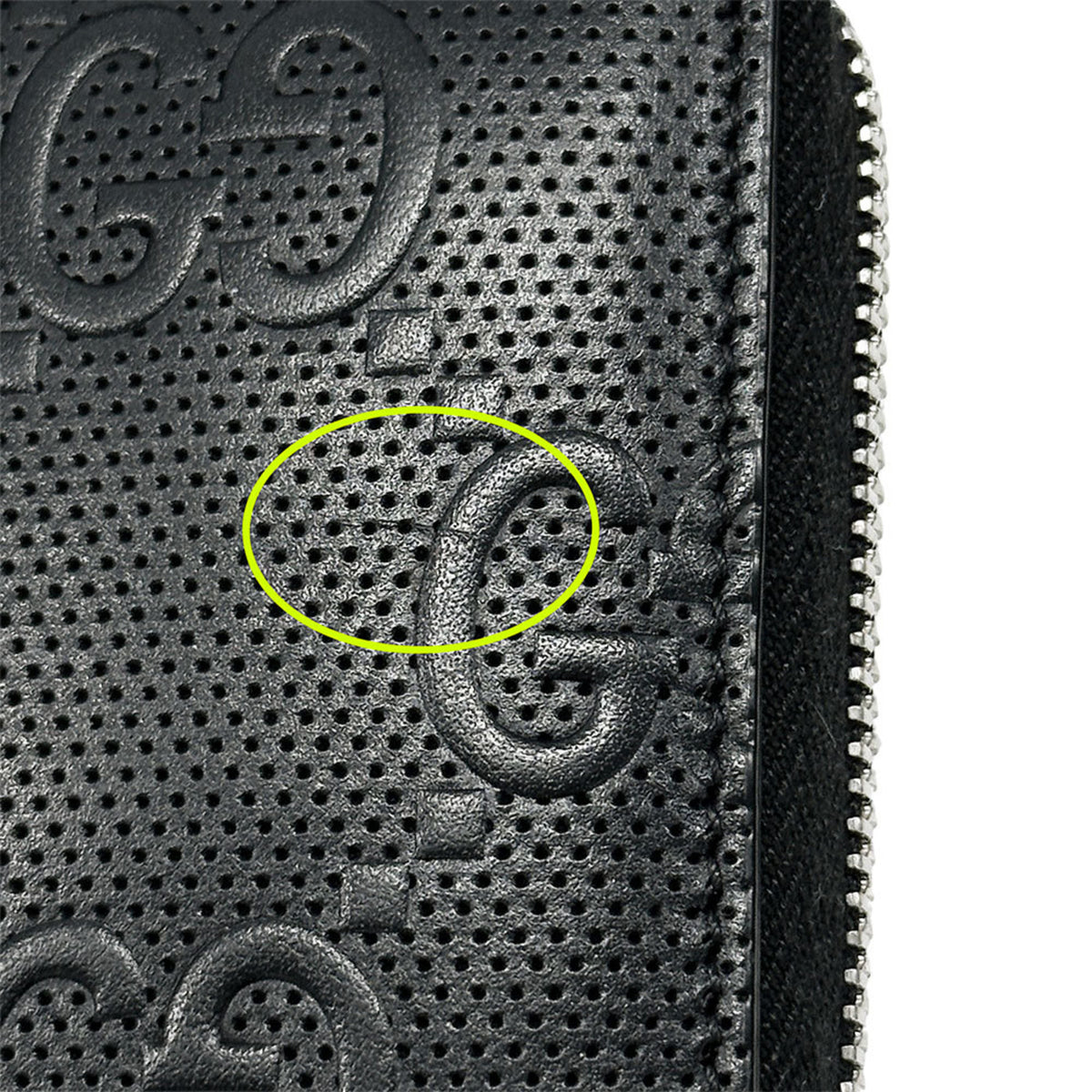 Gucci Black Leather Long Wallet (Bi-Fold) (Pre-Owned)