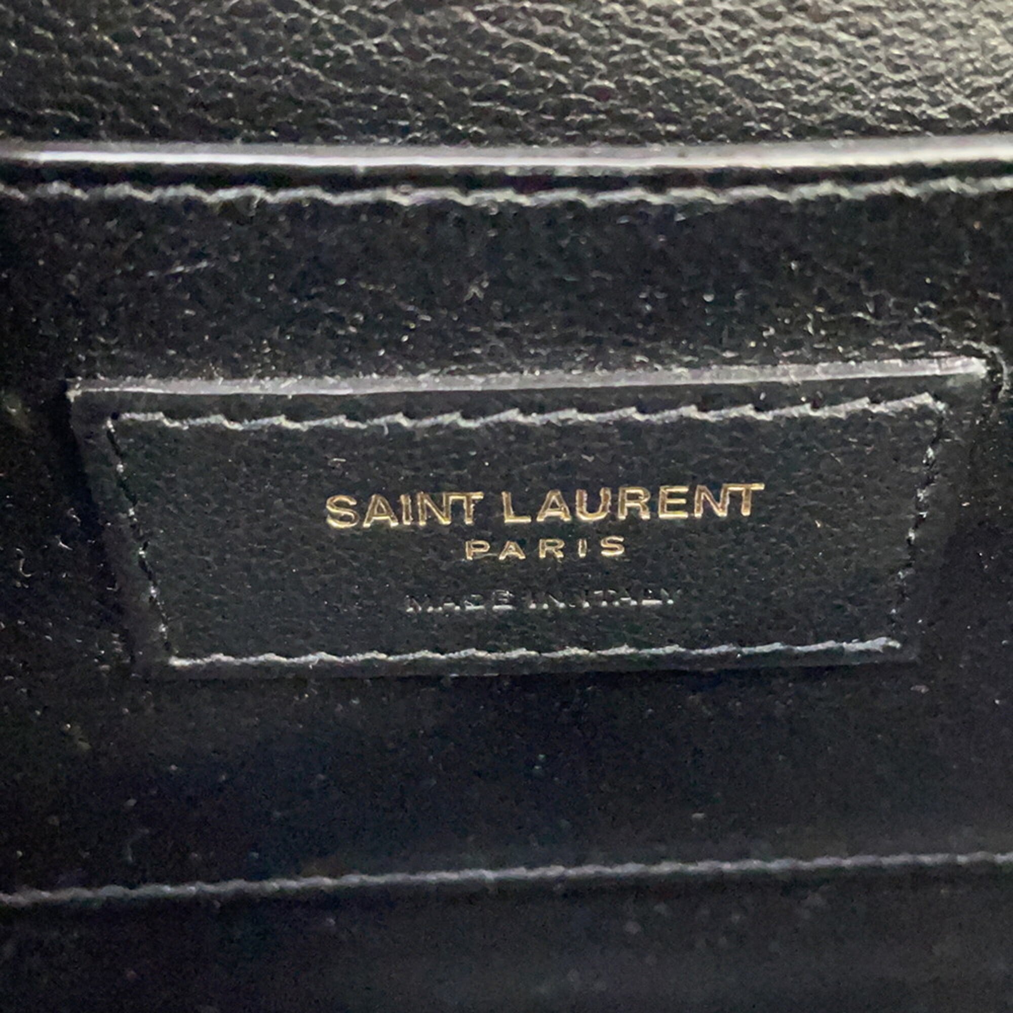 Yves Saint Laurent Gray Leather Handbag Shoulder Bag (Pre-Owned)