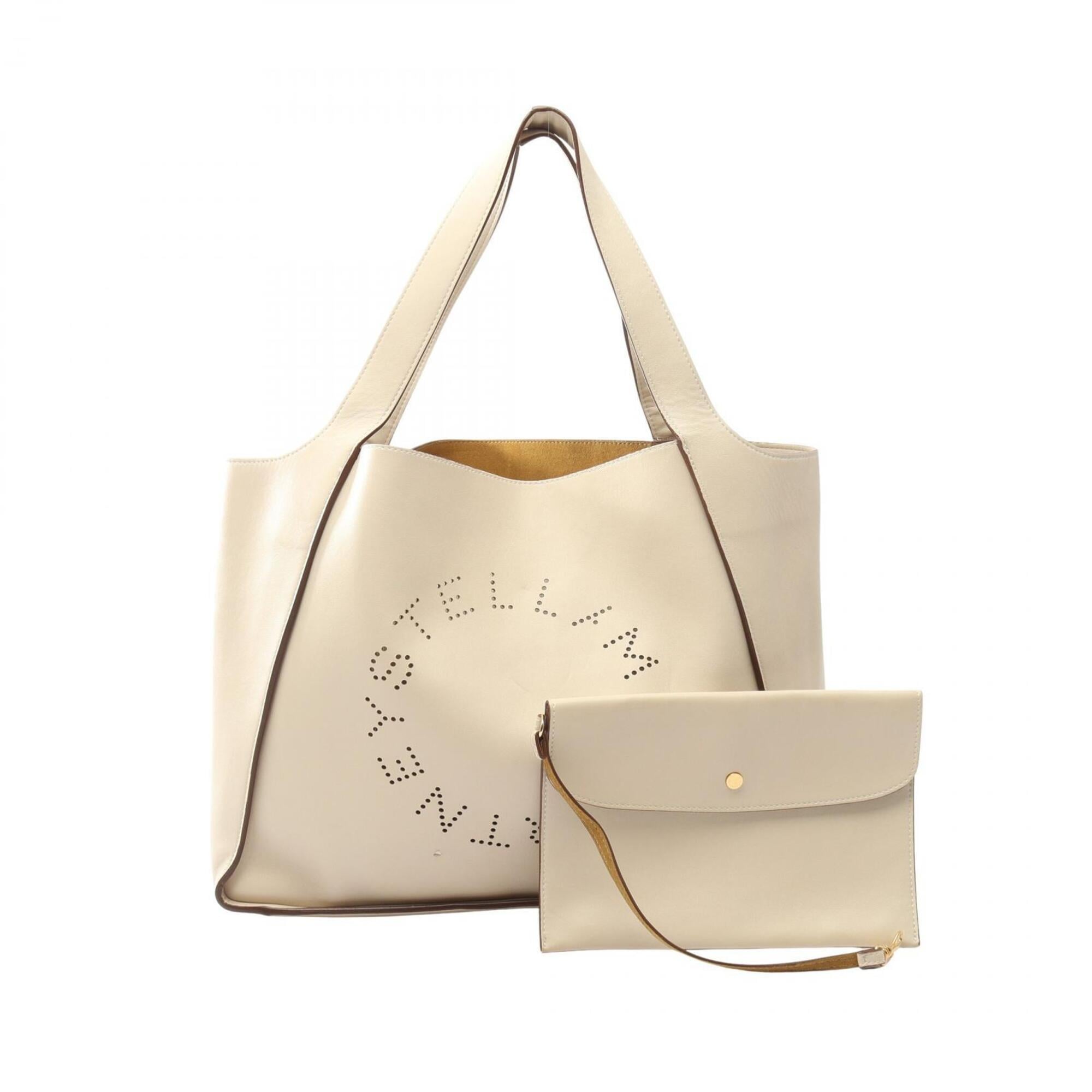 Stella Mccartney Ivory Handbag Pouch Tote Bag (Pre-Owned)