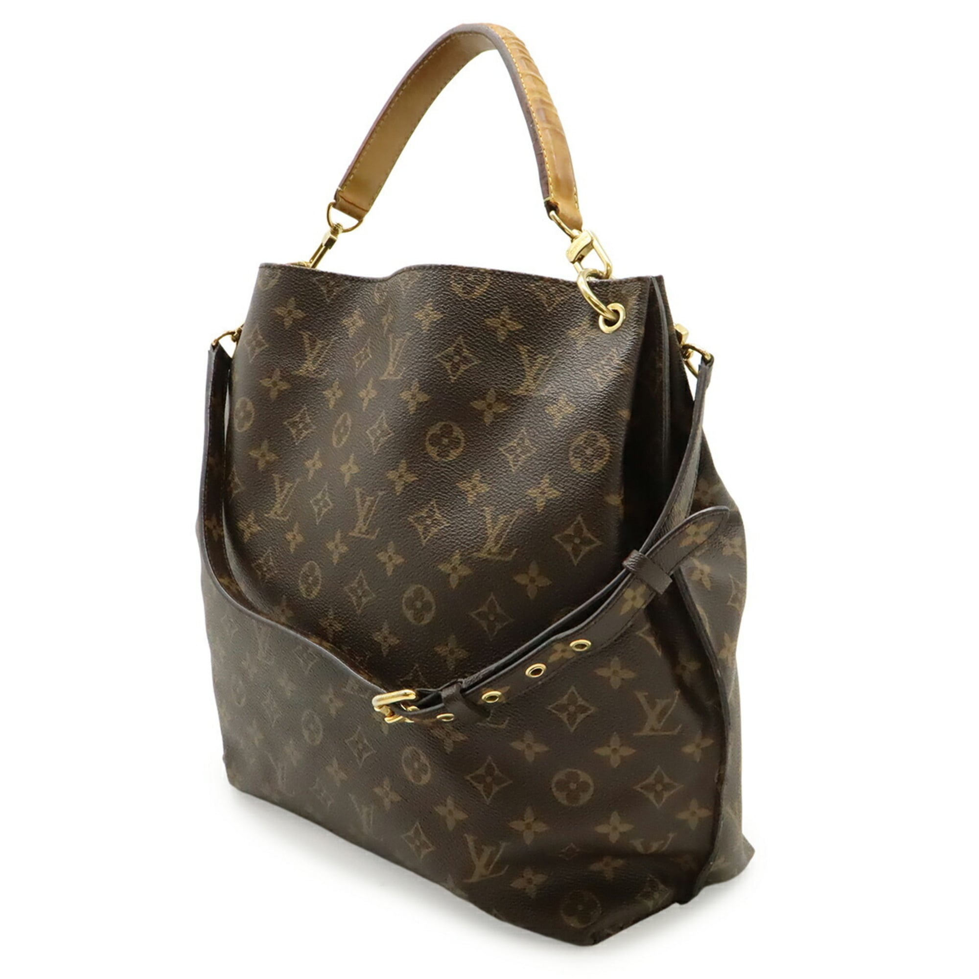 Louis Vuitton Brown Galle Monogram Monogram Handbag Shoulder Bag (Pre-Owned)