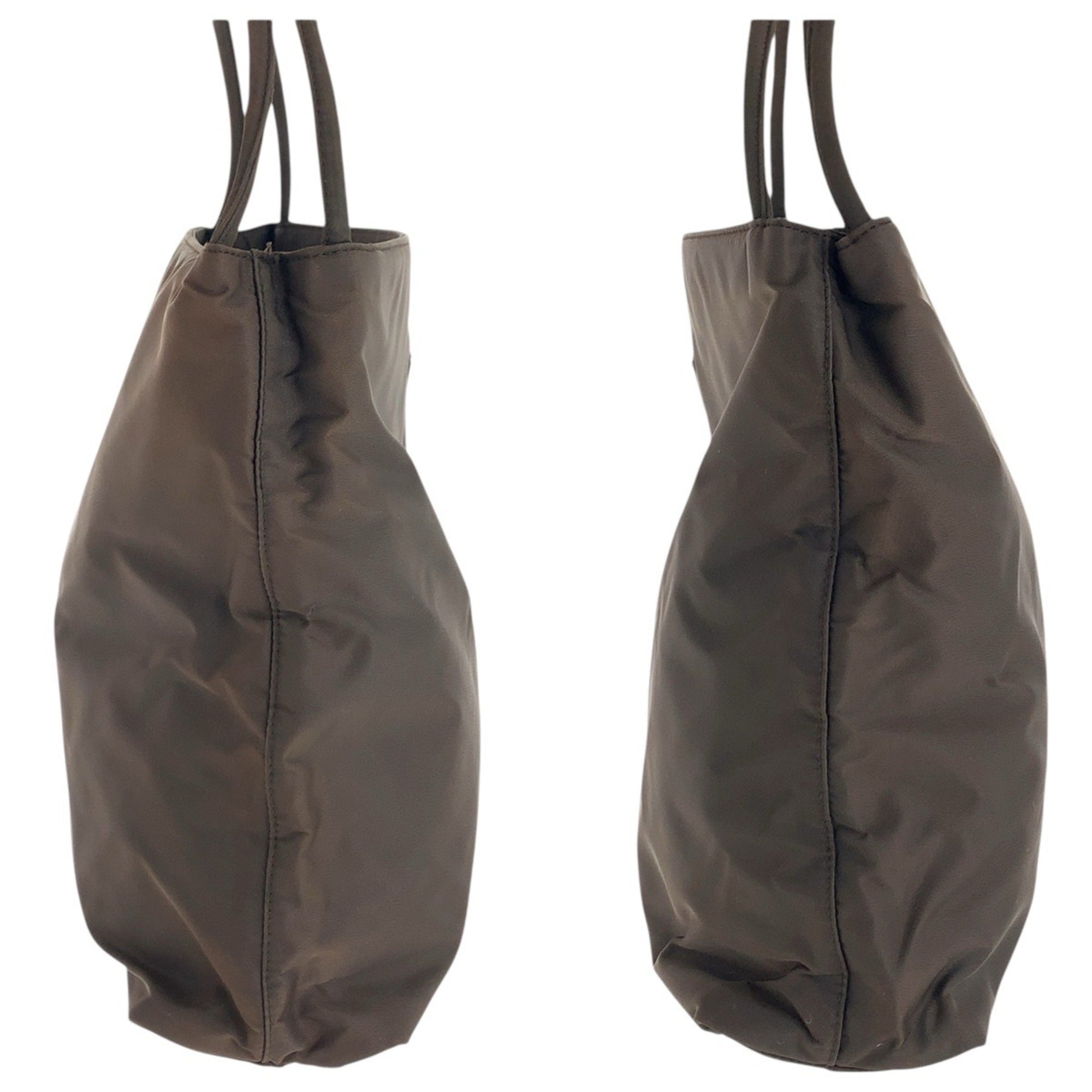 Prada Brown Nylon Shoulder Bag (Pre-Owned)
