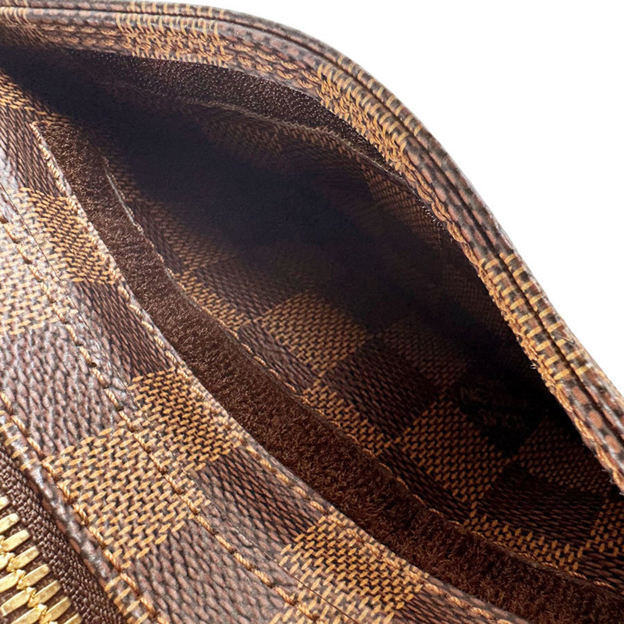 Louis Vuitton Damier Canvas Ebene Damier Canvas Shoulder Bag (Pre-Owned)