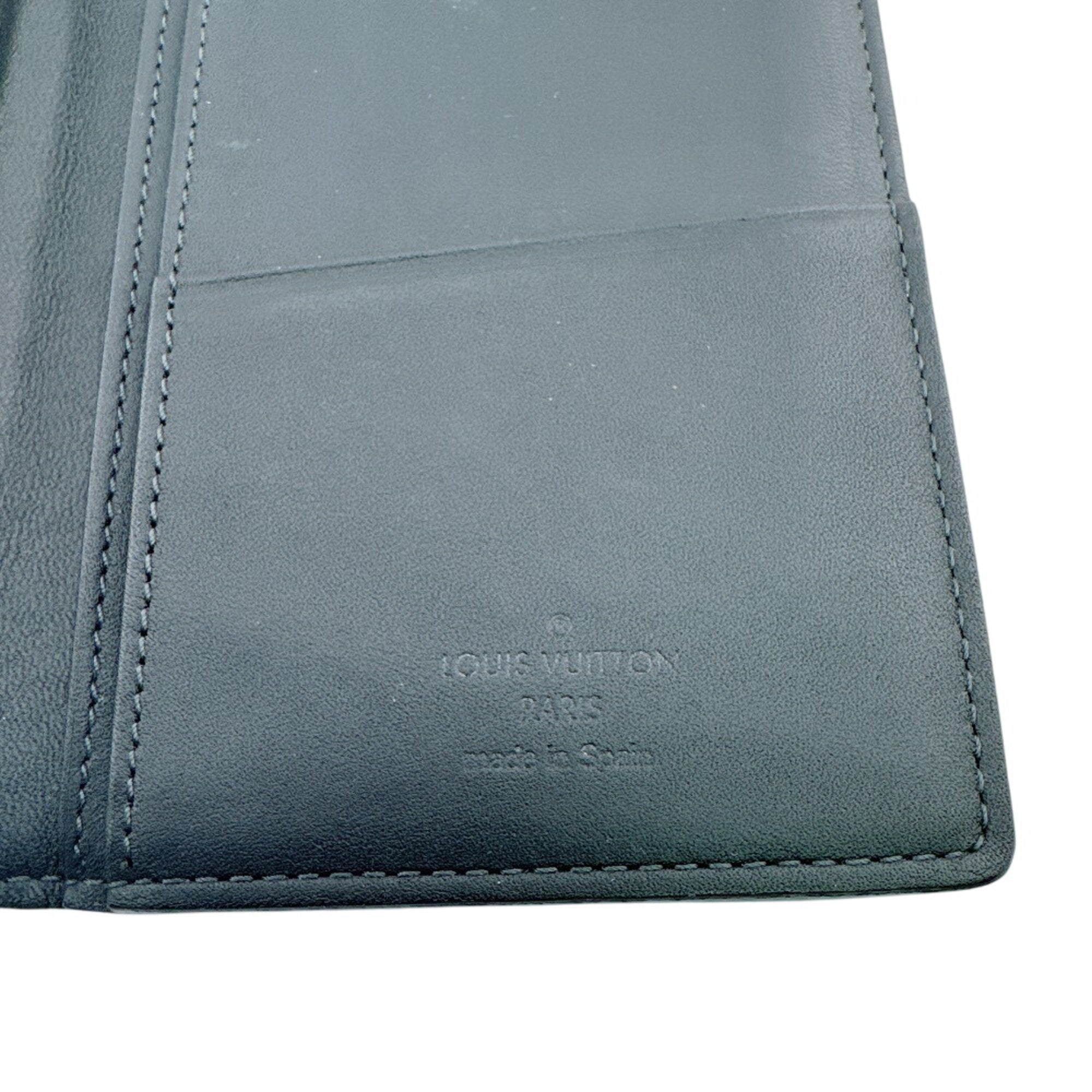 Louis Vuitton Black Damier Graphite Long Wallet (Bi-Fold) (Pre-Owned)