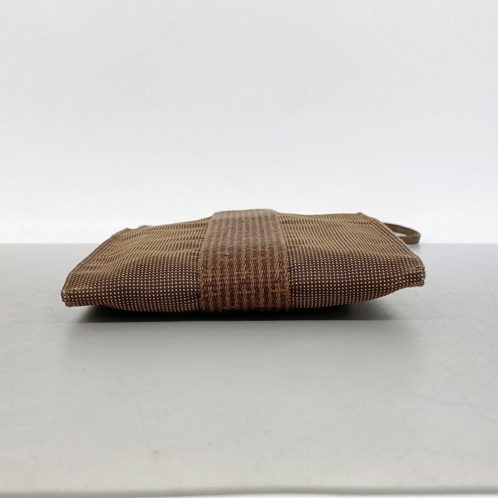 Hermes Brown Nylon Shoulder Bag (Pre-Owned)