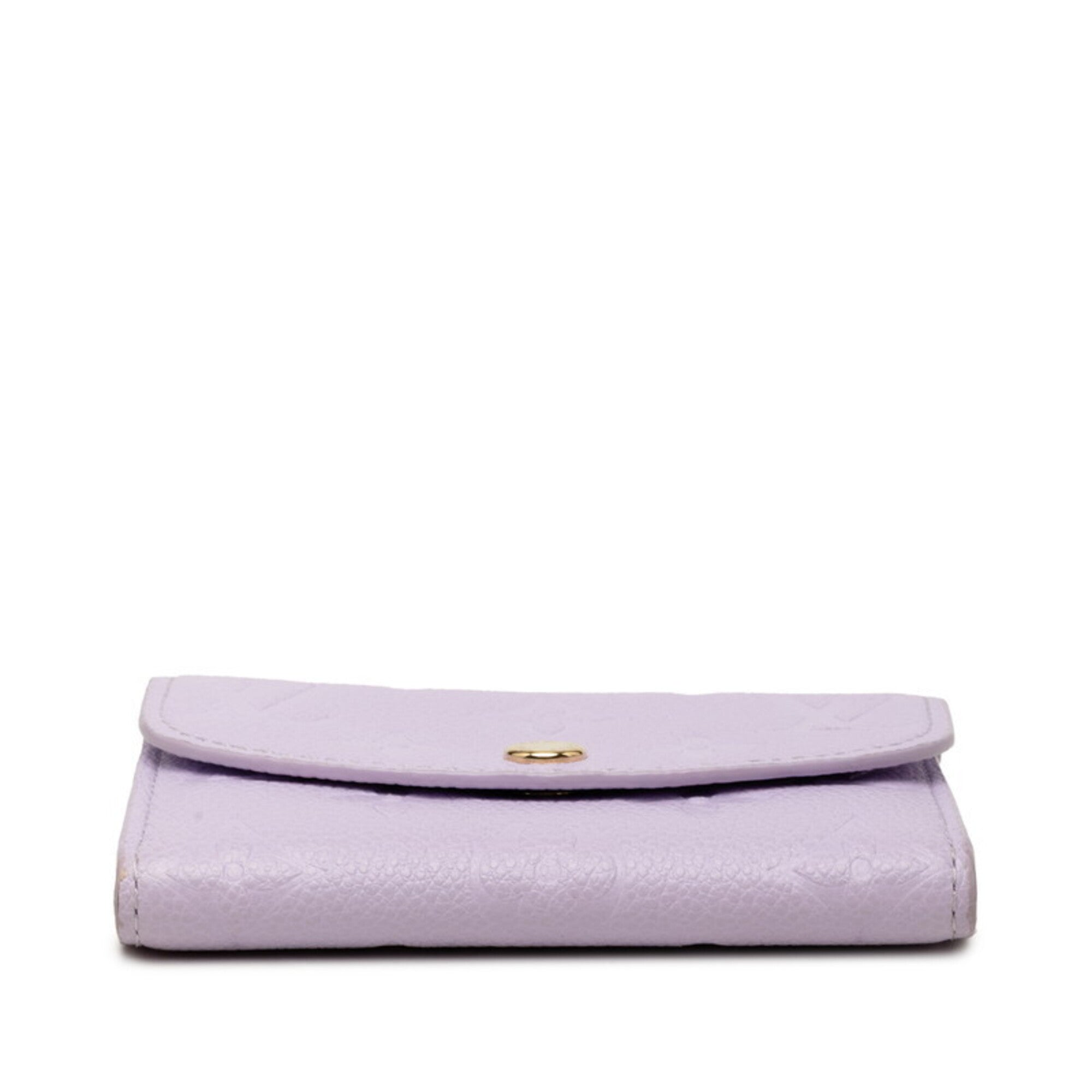 Louis Vuitton Purple Leather Wallet (Bi-Fold) (Pre-Owned)