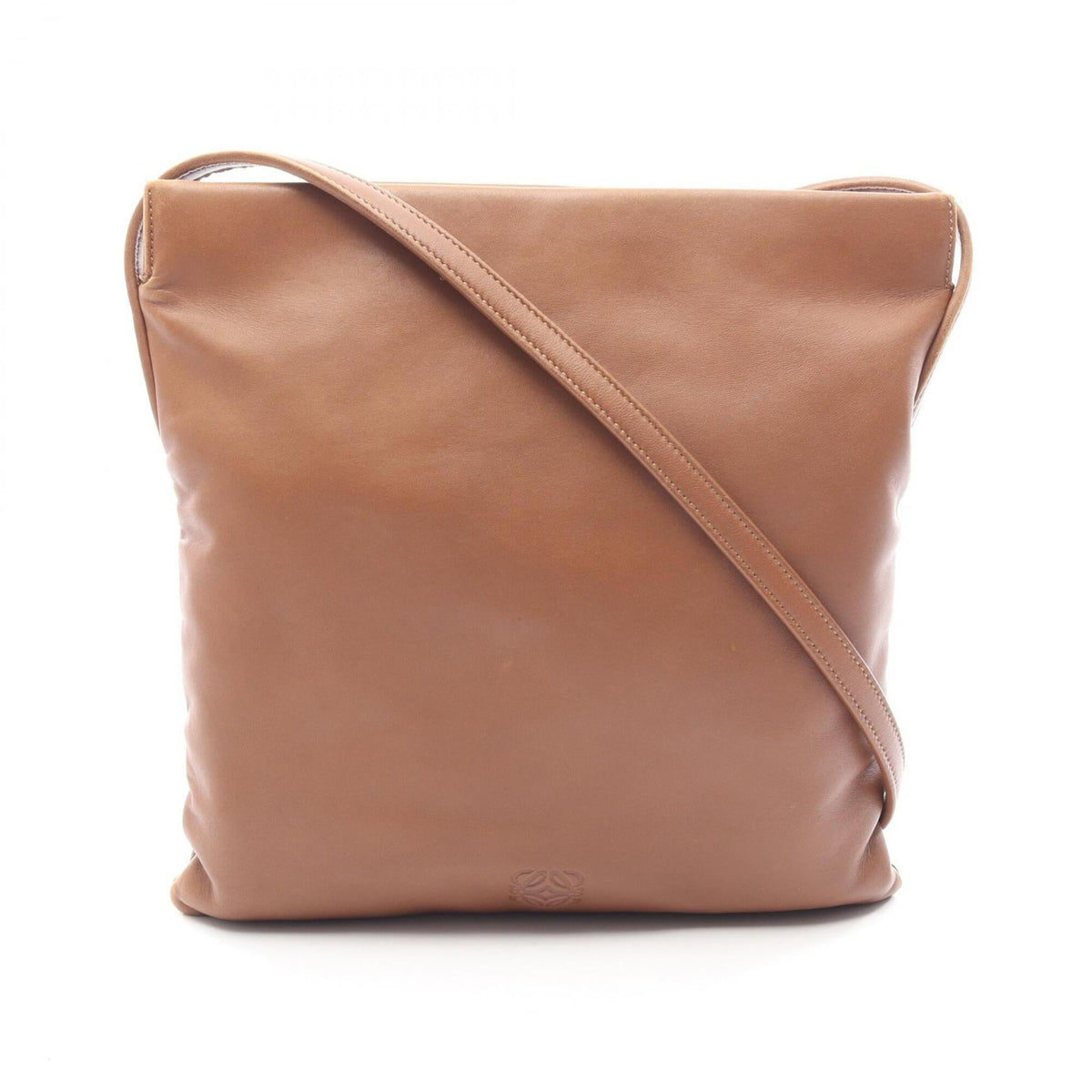 Loewe Brown Leather Handbag Shoulder Bag (Pre-Owned)